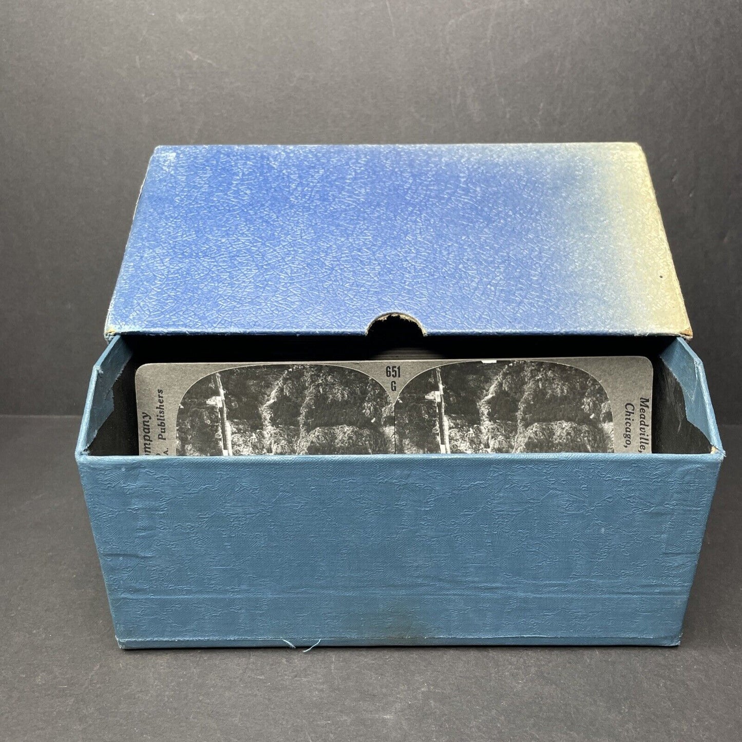 Box Set of 25 Scarce Italy Stereoview Late Production No. 651-675 Keystone c1935