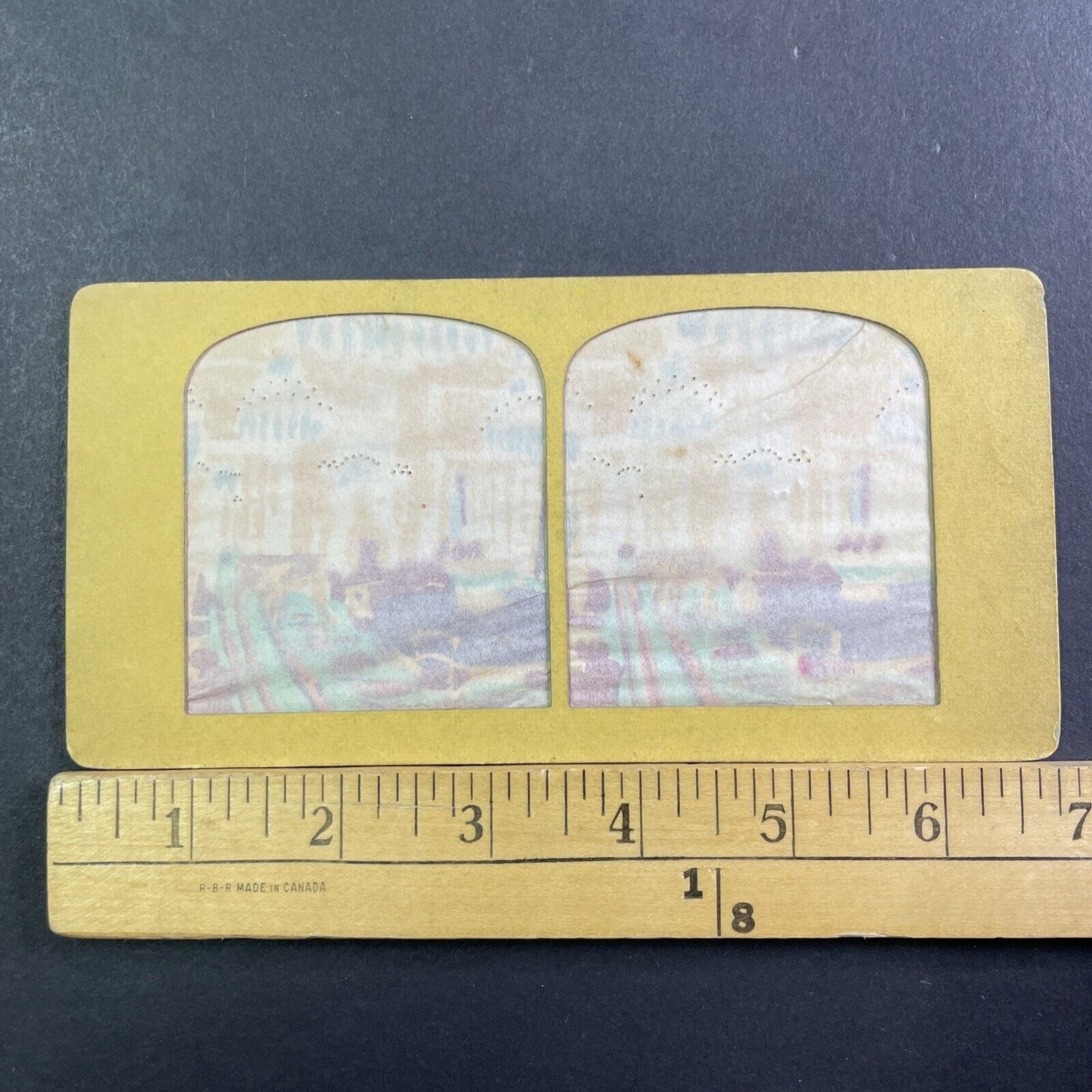 Apollo Room Tuilieres Palace Stereoview French Tissue Antique c1860s XT2140