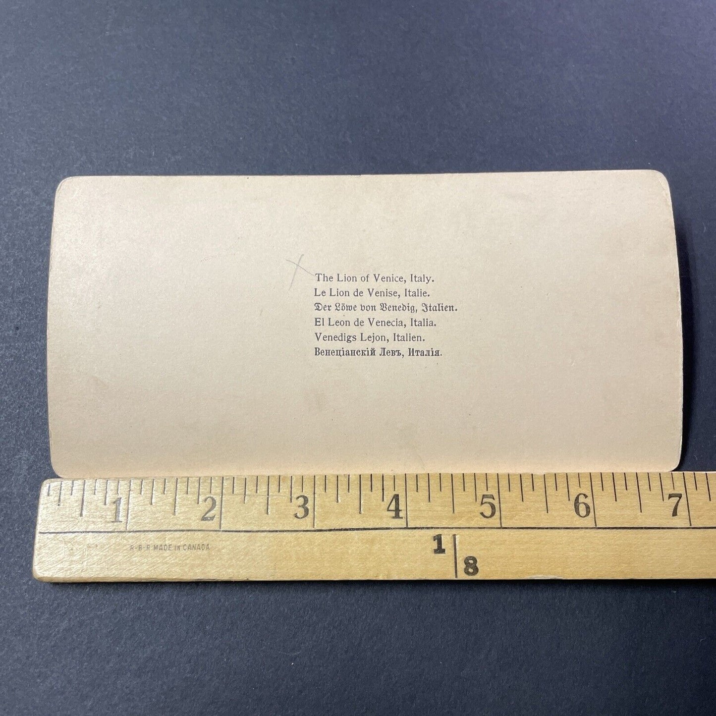 Antique 1898 City Of Venice Italy With Gondolas Stereoview Photo Card V3215