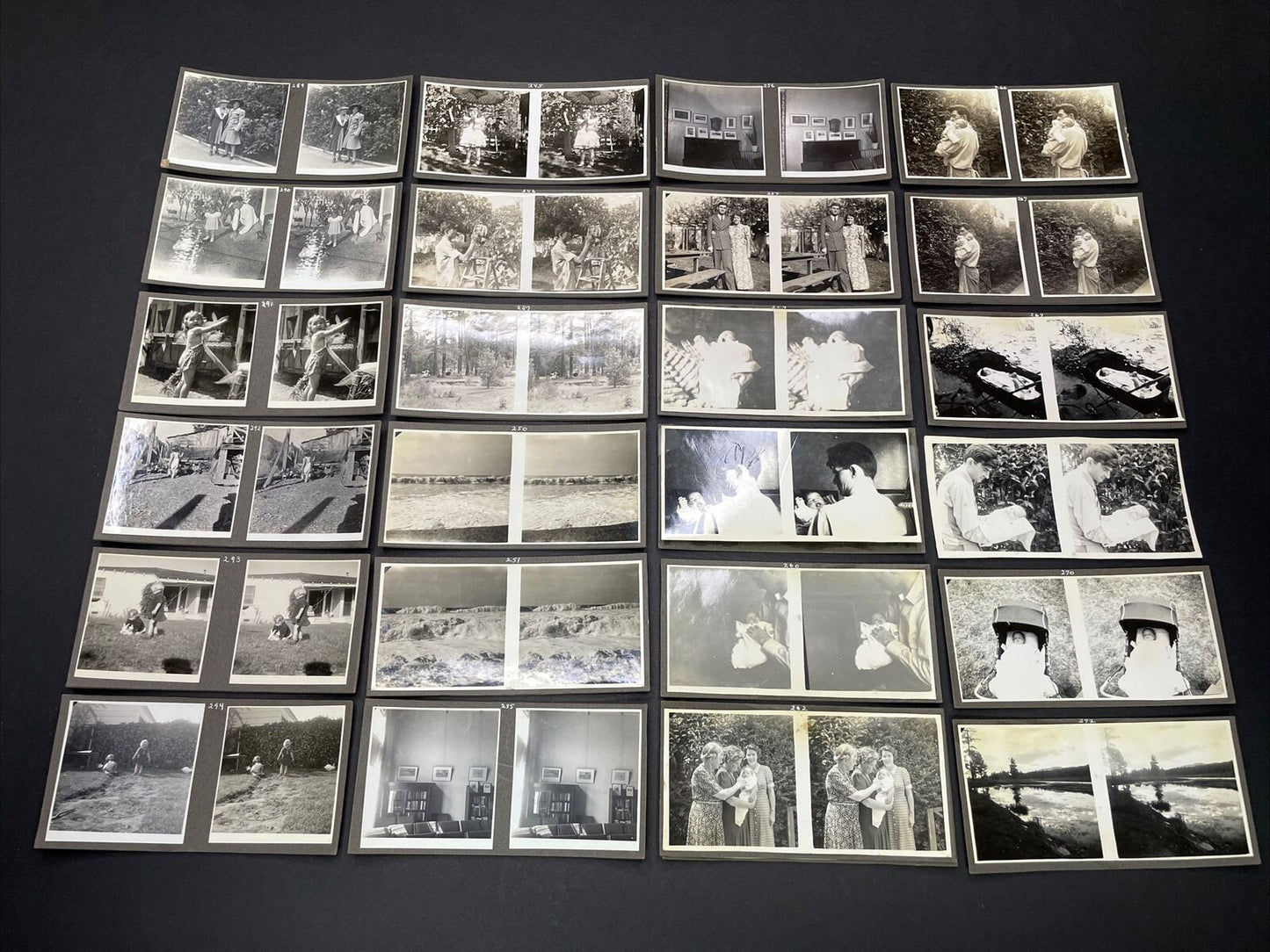 Lot Of 65 Barbara Helen Stewart Hoff 1940s Los Osos Stereoview Photo Cards V2211