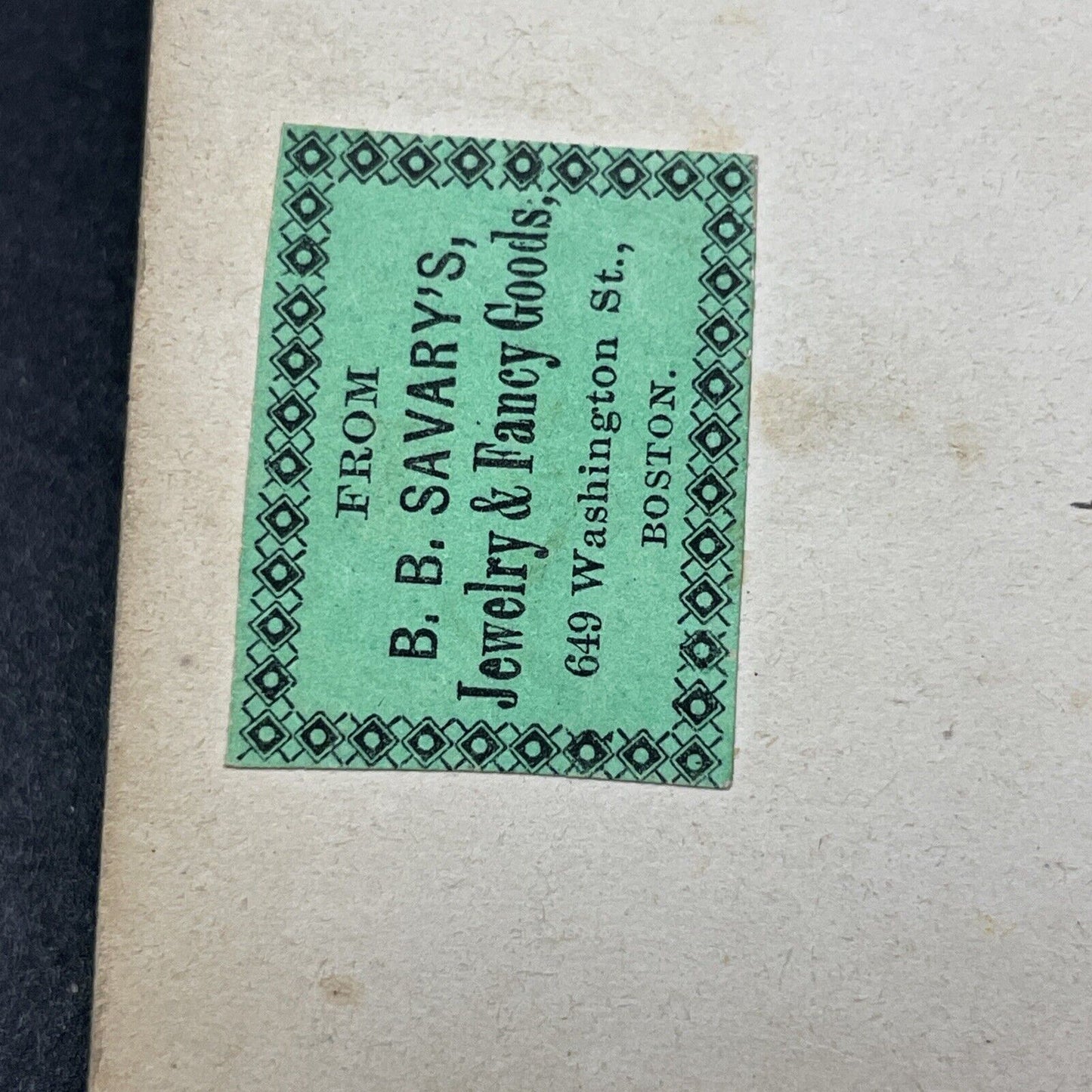 Antique 1860s Glen Ellis Falls Gorham New Hampshire Stereoview Photo Card V2038