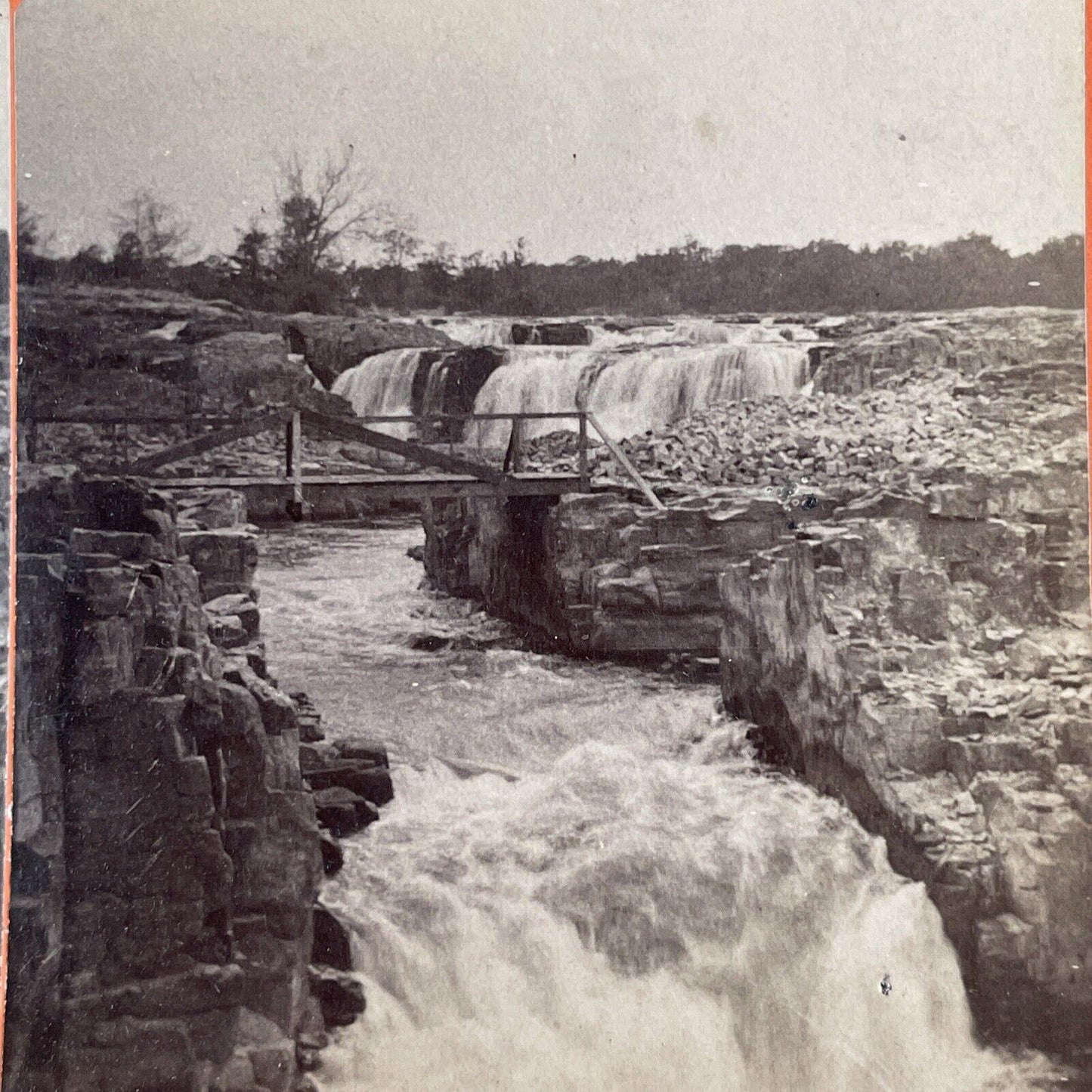 Sioux Falls South Dakota Stereoview Early Dakota Territory Antique c1867 Y164