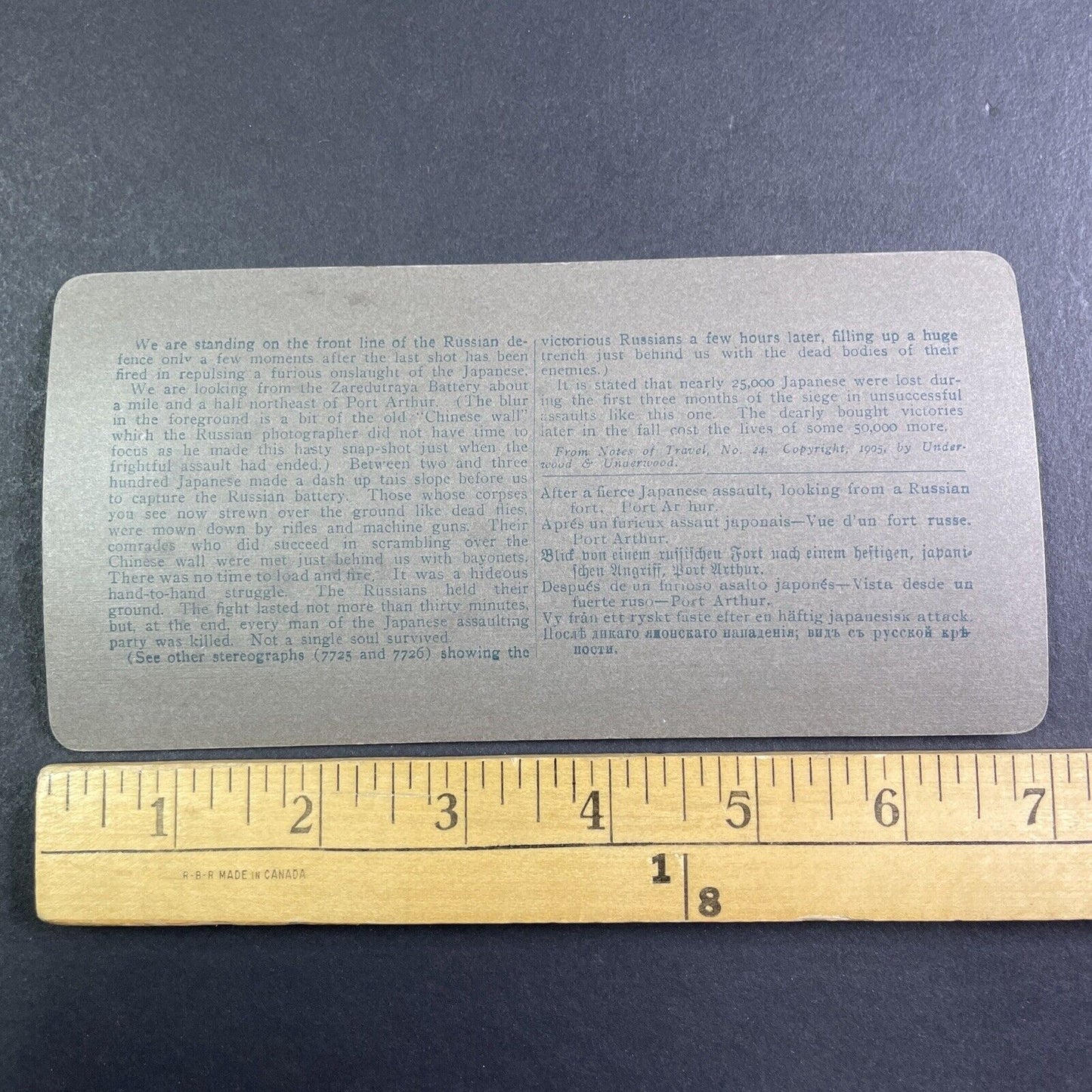 Fallen Japanese Soldiers Stereoview Russo-Sino War Antique c1905 X4200