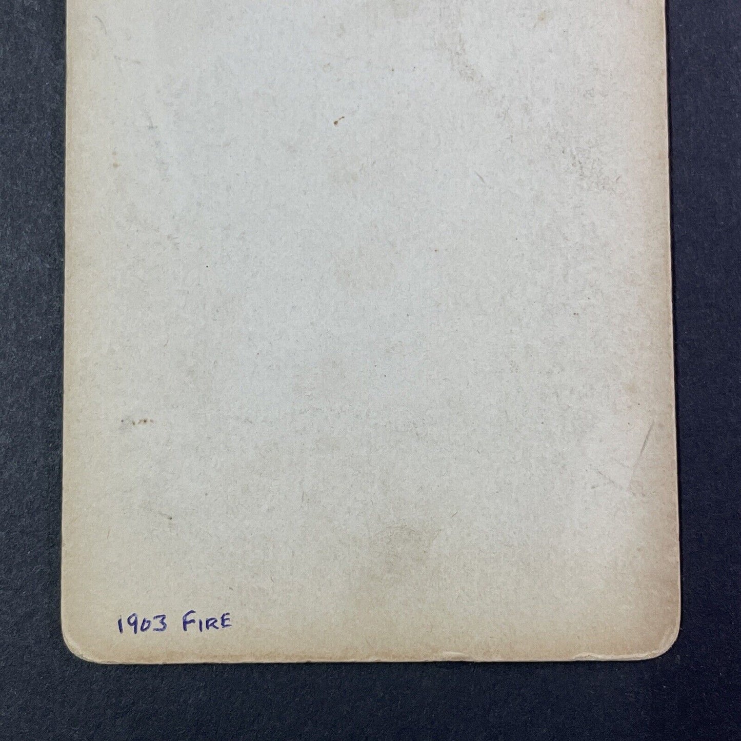 Lake Saranac Forest Fire Disaster Stereoview Photo Card Antique 1903 X842