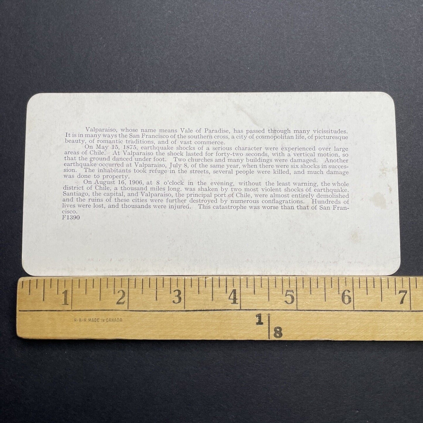 Antique 1910s San Francisco Earthquake Looting Stereoview Photo Card 2300-41