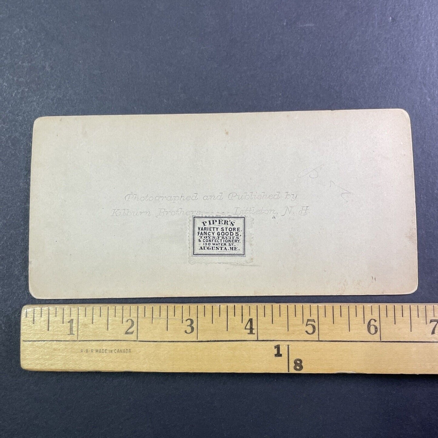 Crawford Notch New Hampshire Stereoview B.W. Kilburn Antique c1870s Y908