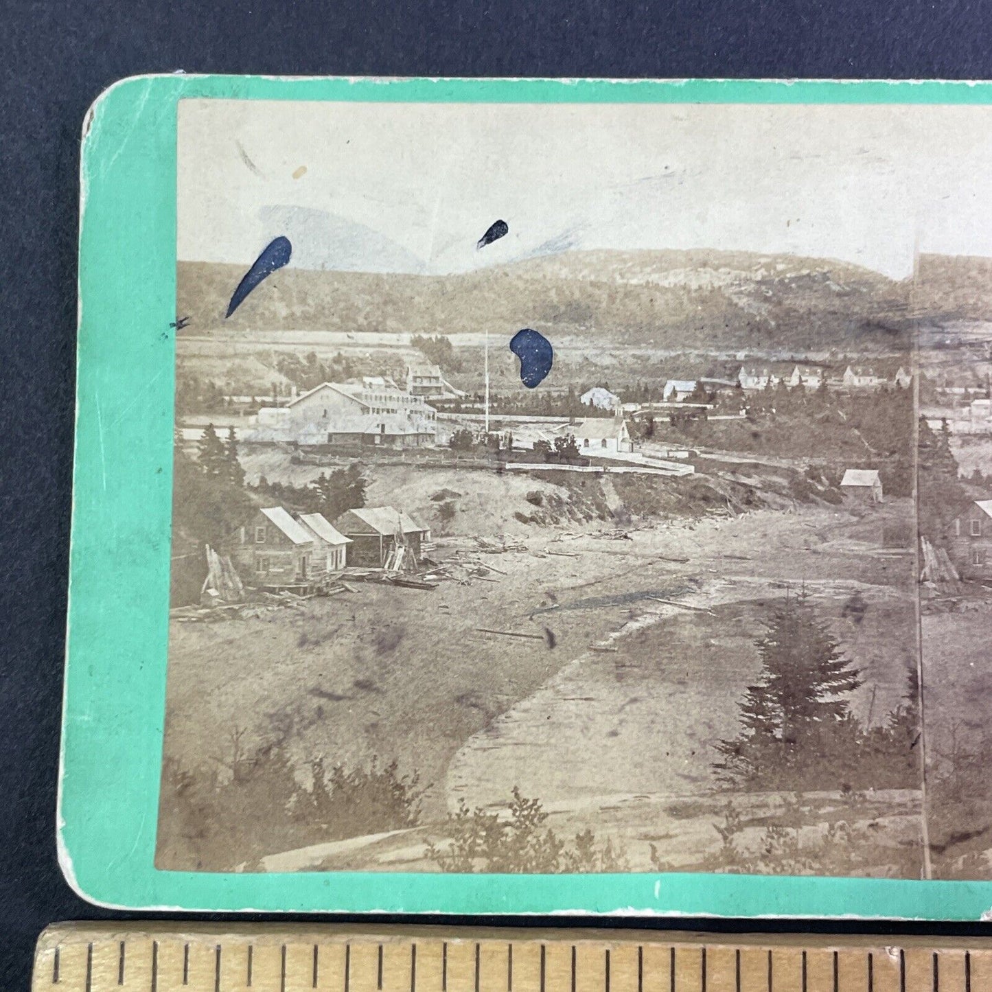 Tadoussac Quebec Canada Stereoview L.P. Vallee Antique c1860s Y1705