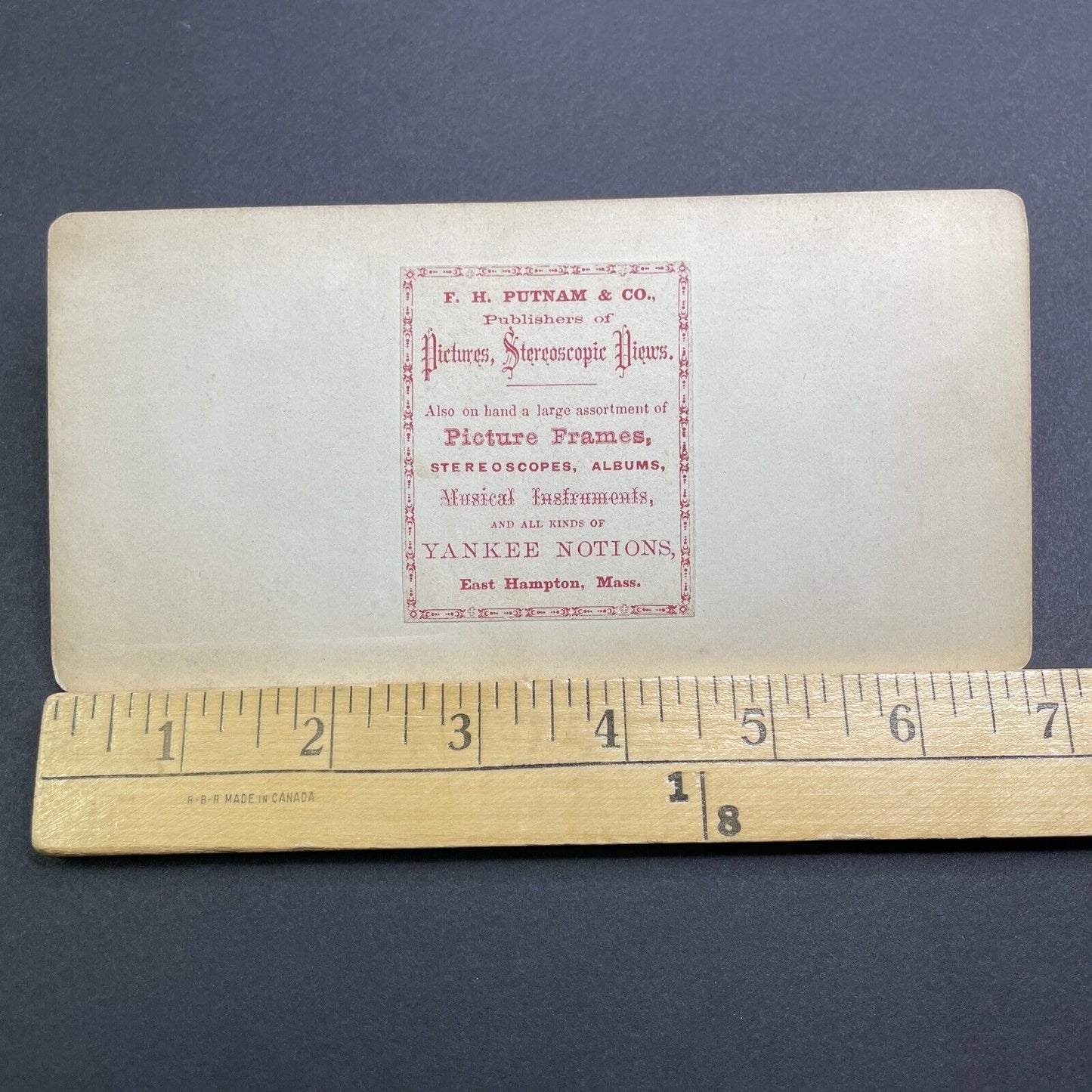Antique 1870s Williston Chinese School Easthampton MA Stereoview Photo Card V464