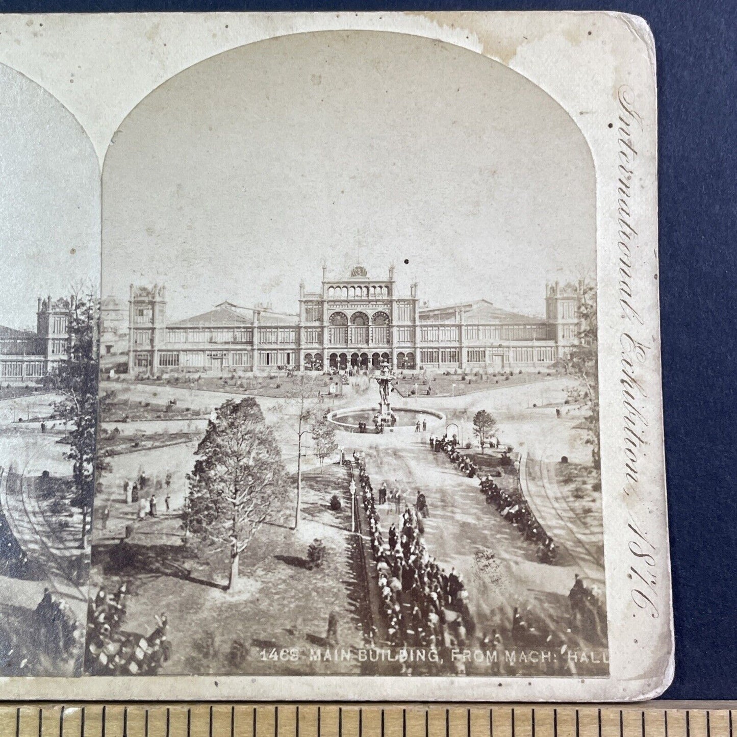 Opening Ceremonies Philadelphia Stereoview Edward L Wilson Antique c1876 X1883