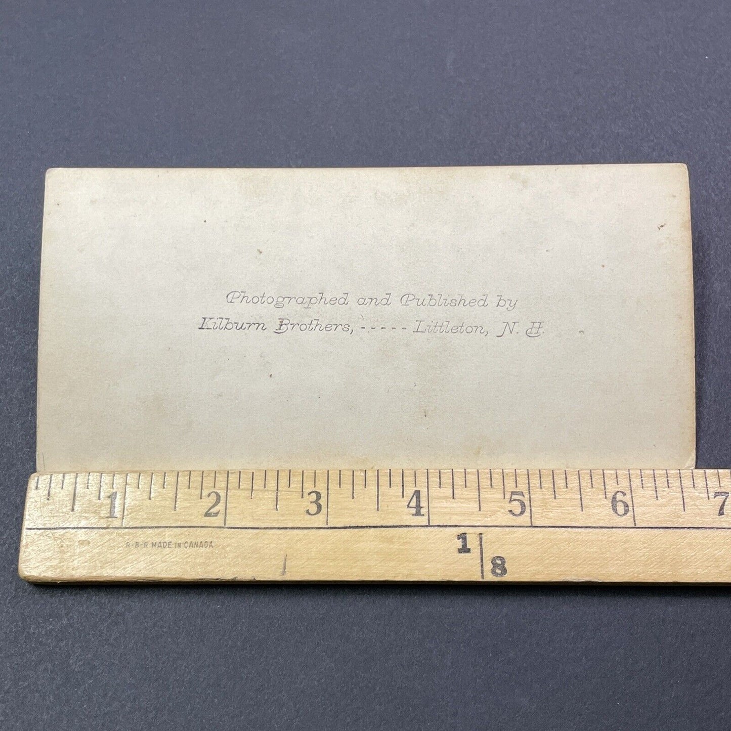 Antique 1870s Glen Ellis Falls Gorham NH Stereoview Photo Card V1985