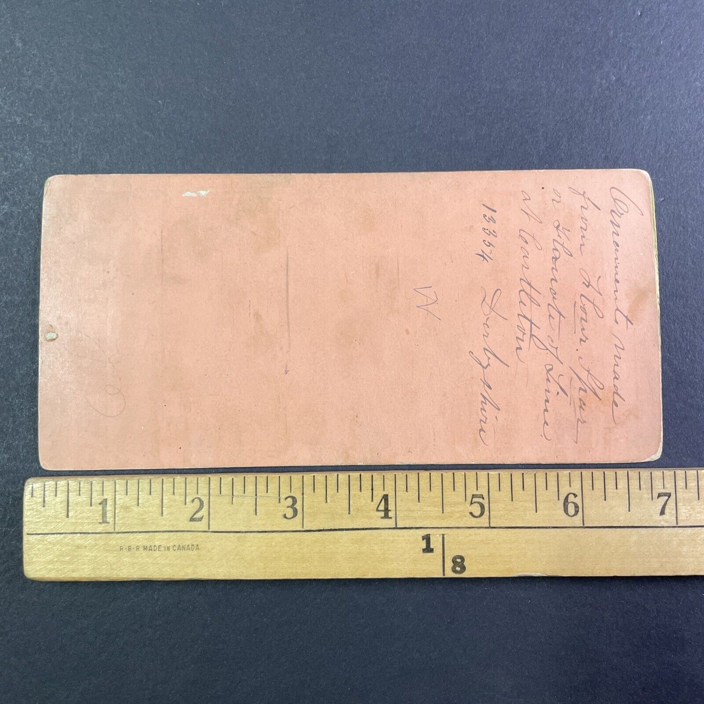 Dinnerware made from Flour and Alabaster Stereoview Castleton UK c1860s Y1424