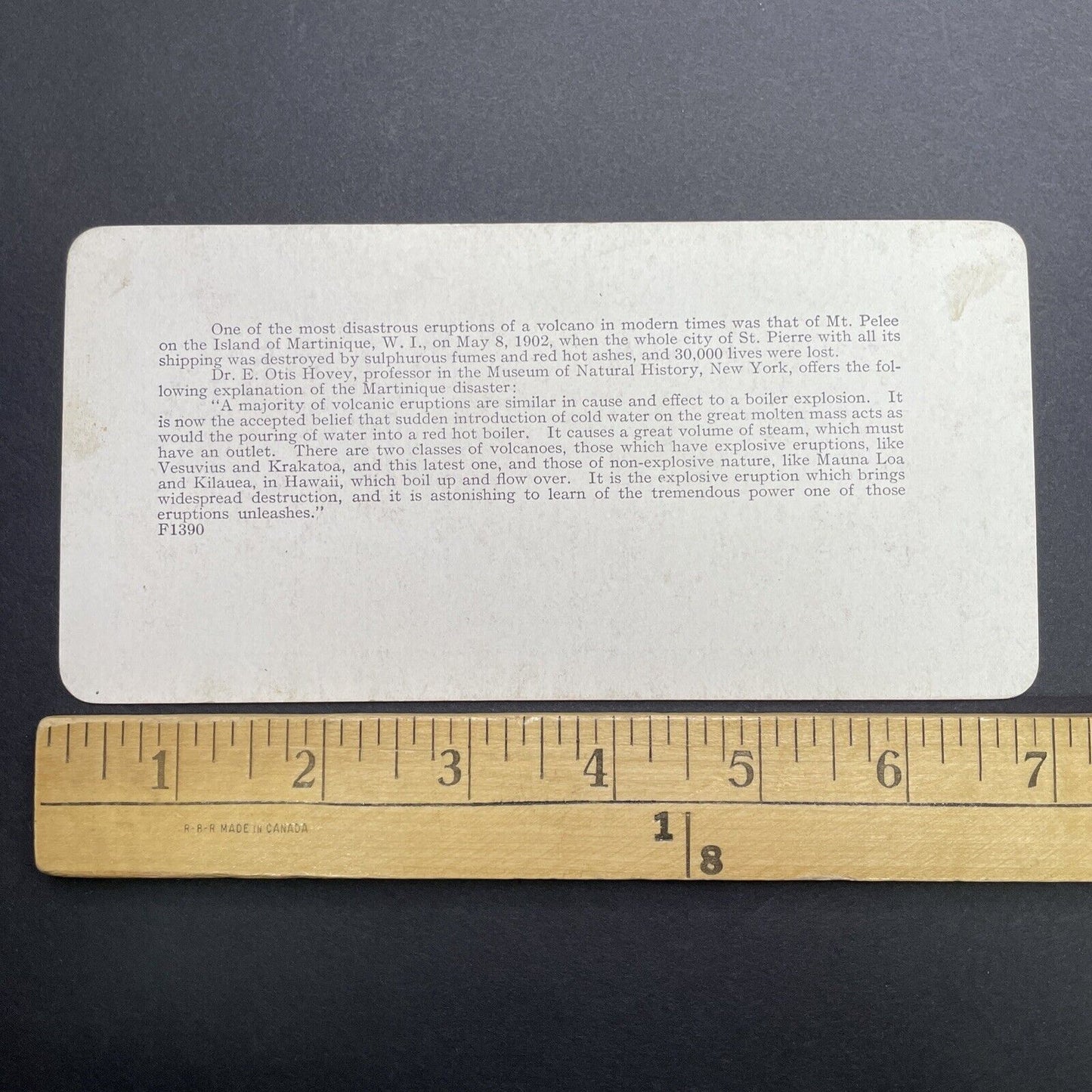 Antique 1910s San Francisco Earthquake Cathedral Stereoview Photo Card 2300-25