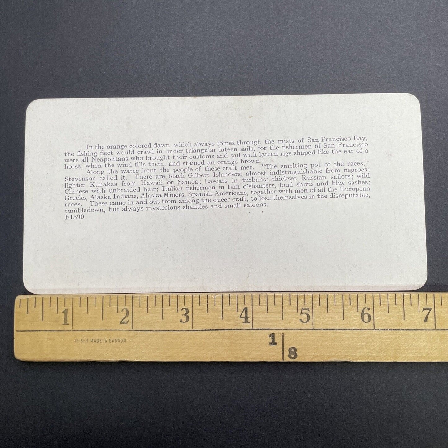 Antique 1910s San Francisco Earthquake Steiner St Stereoview Photo Card 2300-12