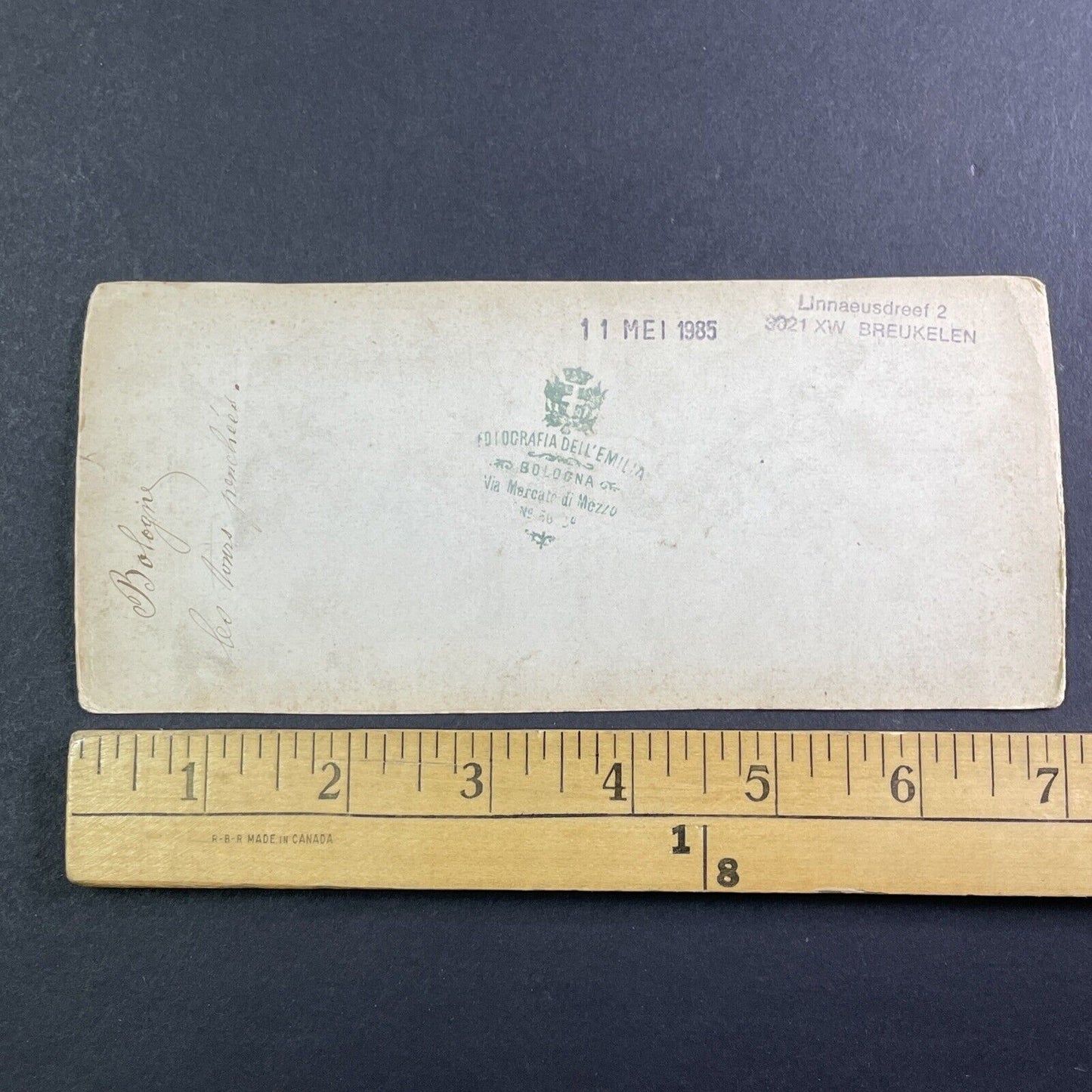 Towers Of Bologne Italy Bologna Leaning Towers Stereoview Antique c1855 X3566