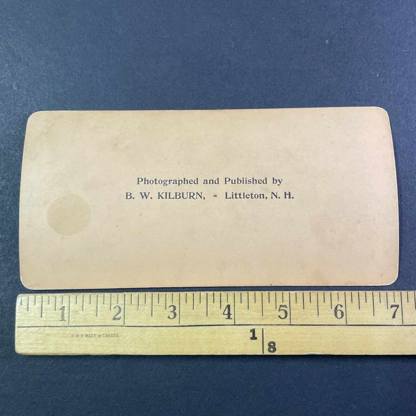 Water Pounding the Rock of Ages Stereoview Niagara Falls c1892 Y1864