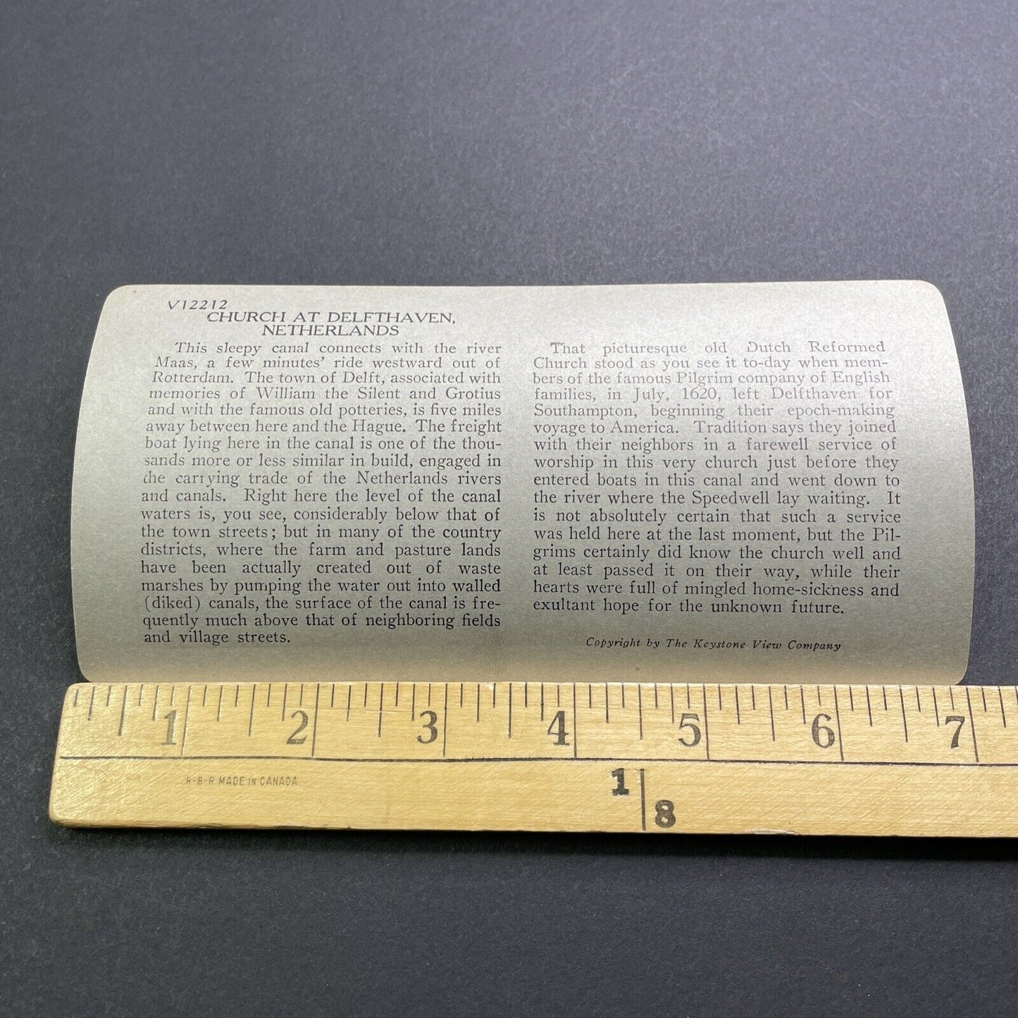 Antique 1920s Children Playing In Delfshaven Holland Stereoview Photo Card V2895