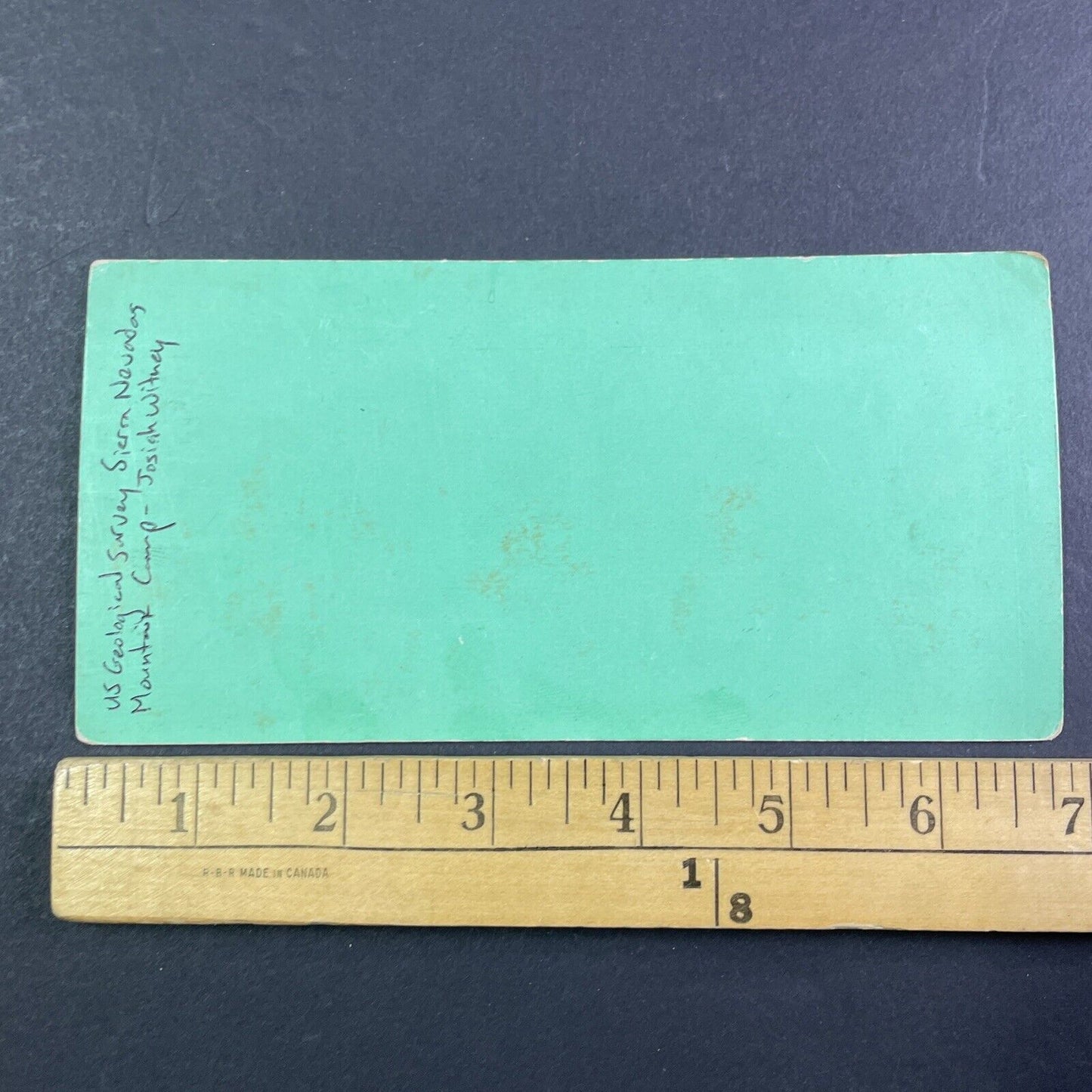 Josiah Whitney Survey Stereoview Sierra Nevada Mountains CA Antique c1860s X3895