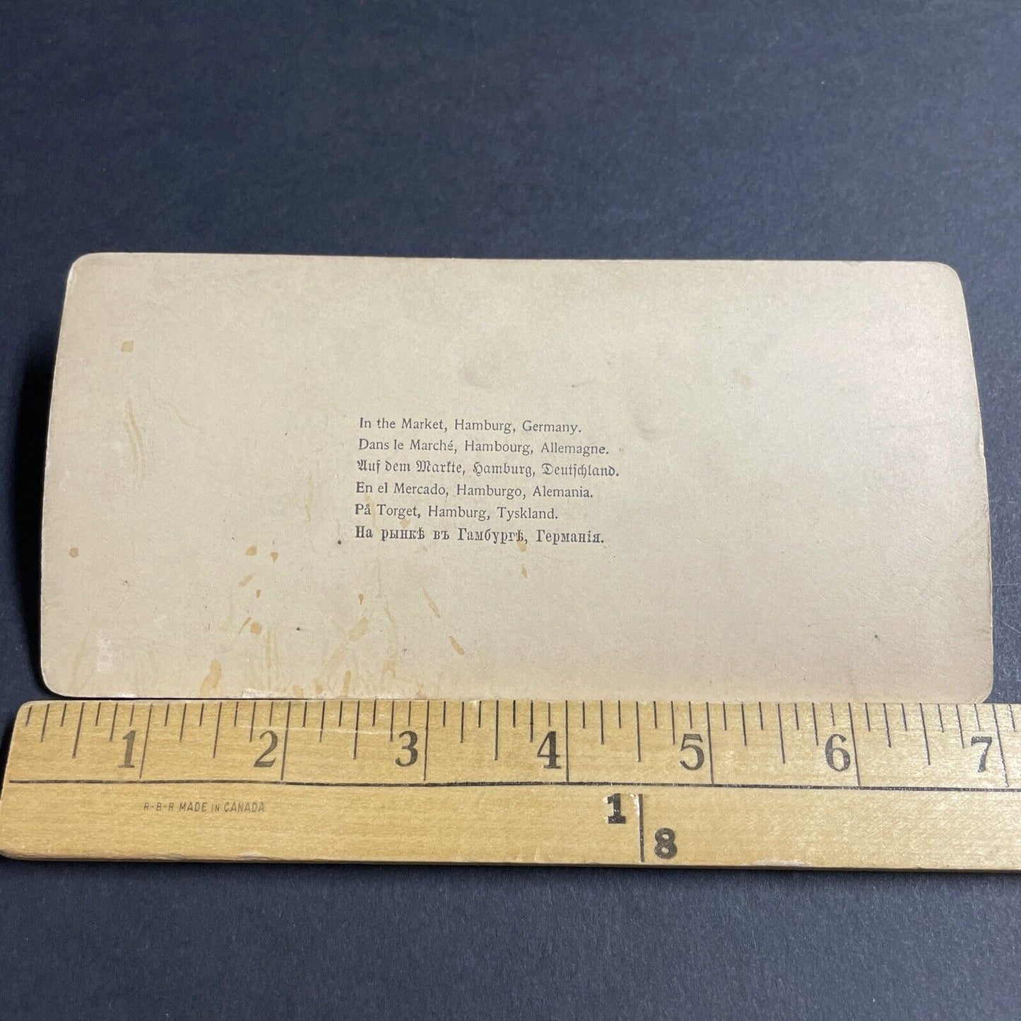 Antique 1894 Strong German Women In Hamburg Germany Stereoview Photo Card P4559