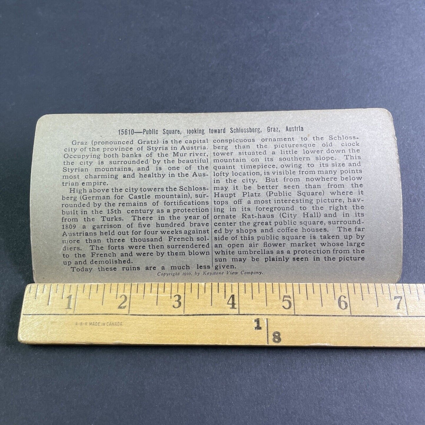 Antique 1910 Cafe Nordstern Graz Austria Stereoview Photo Card P2144