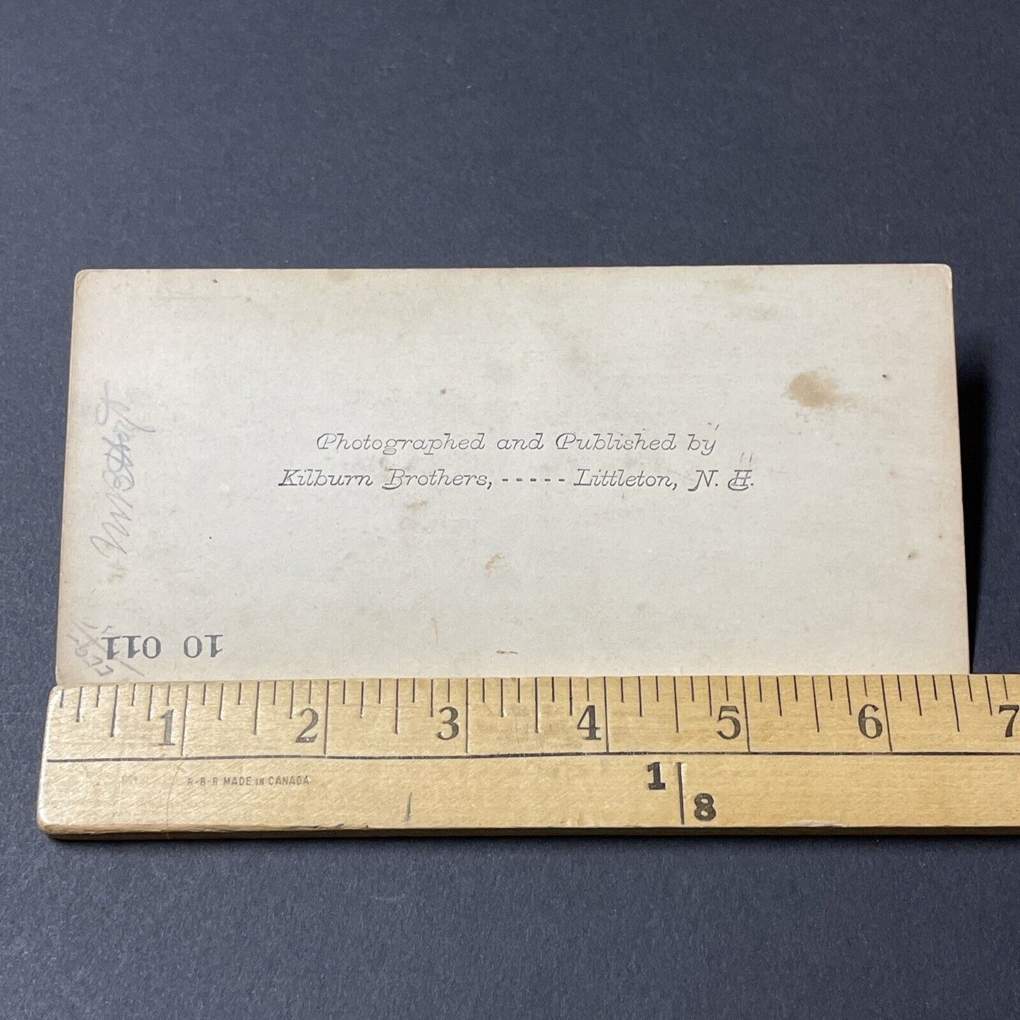 Antique 1870s Lake Winnipesaukee New Hampshire Stereoview Photo Card V1838