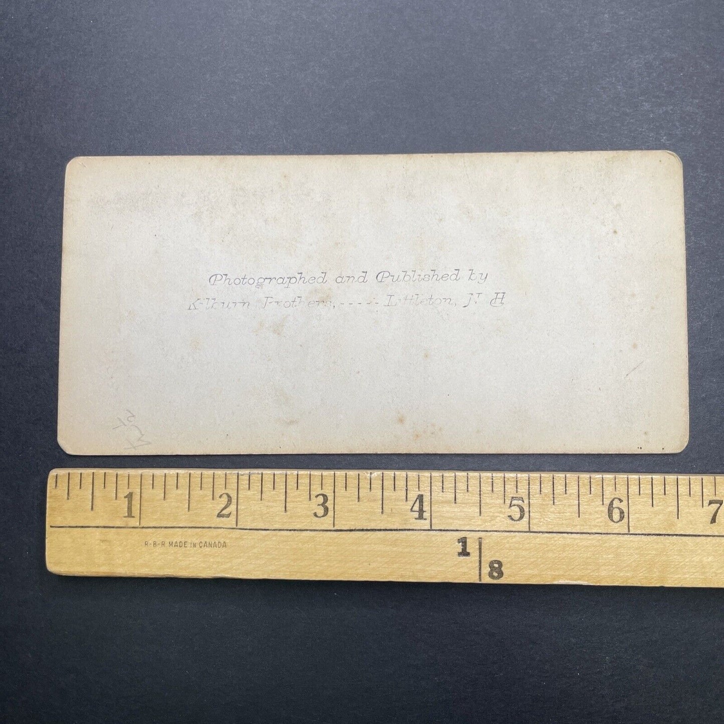 Antique 1870s First Photos Of Mount Washington Stereoview Photo Card P1158