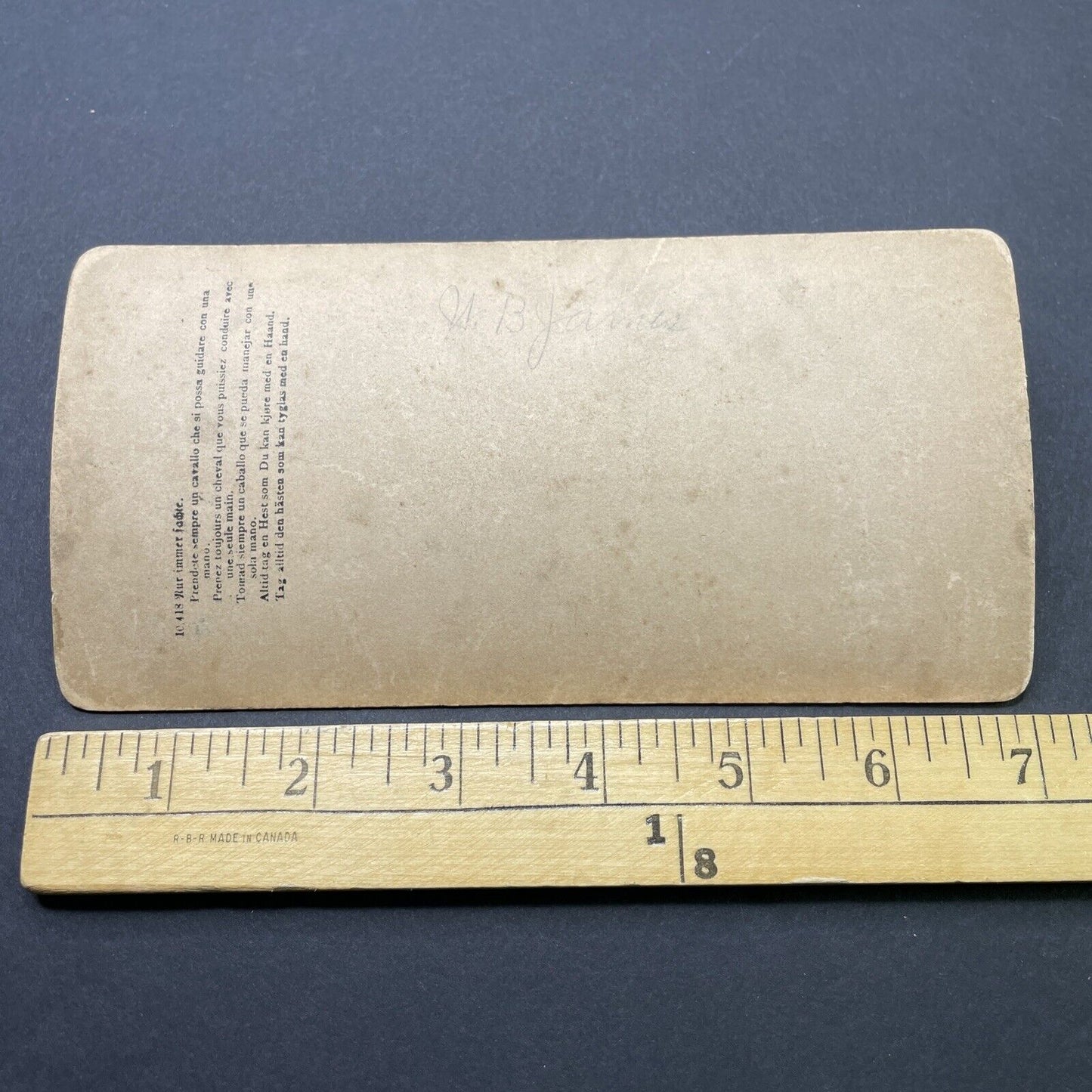 Antique 1901 Man Romances Woman On A Carriage Stereoview Photo Card P2585