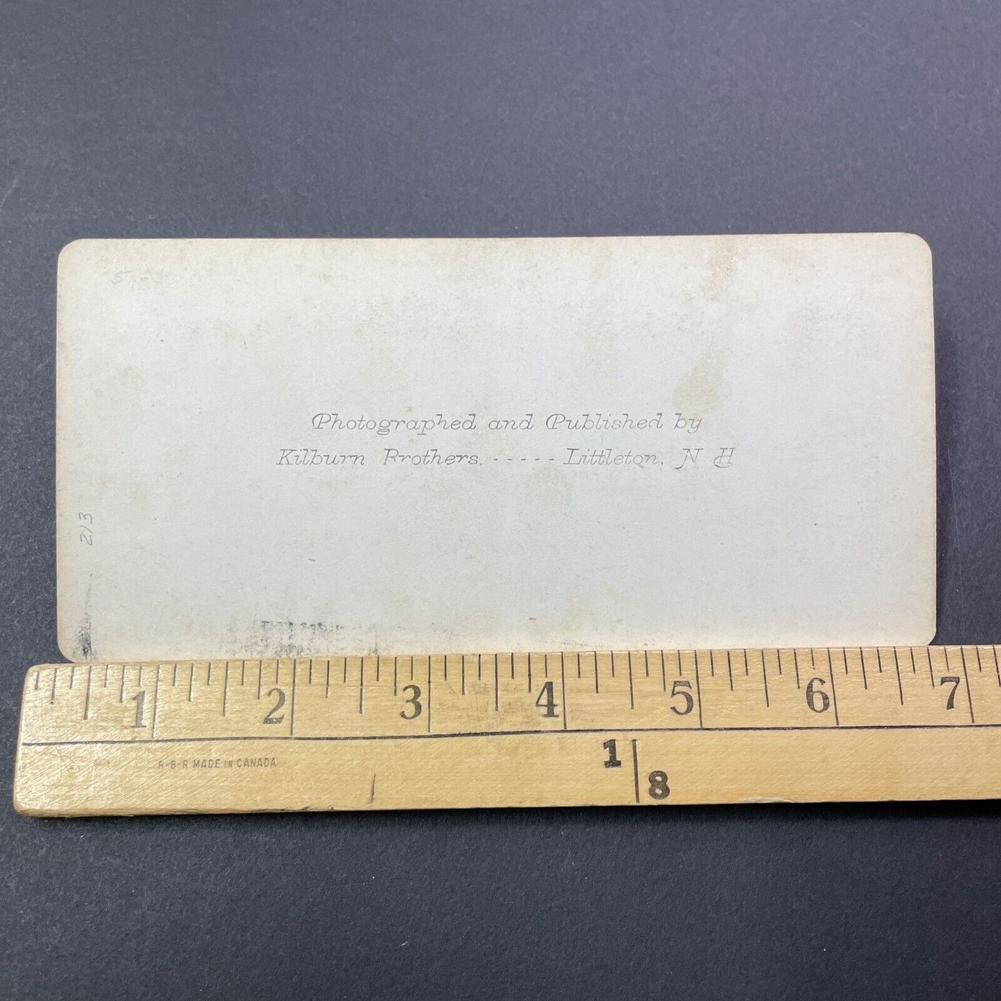 Antique 1874 Great Blizzard Of '74 Near Conway NH Stereoview Photo Card V1765