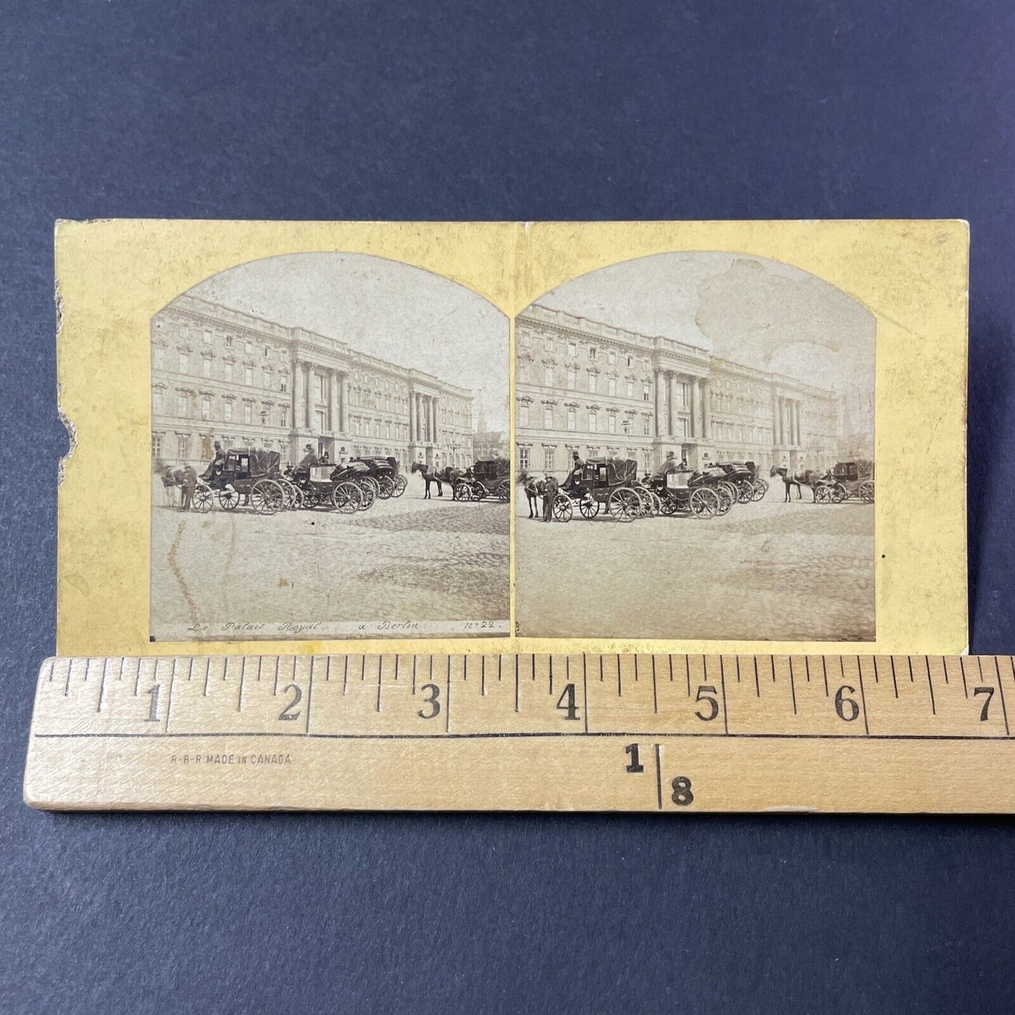 Antique 1870s Royal Palace In Berlin Germany Stereoview Photo Card P2460-14