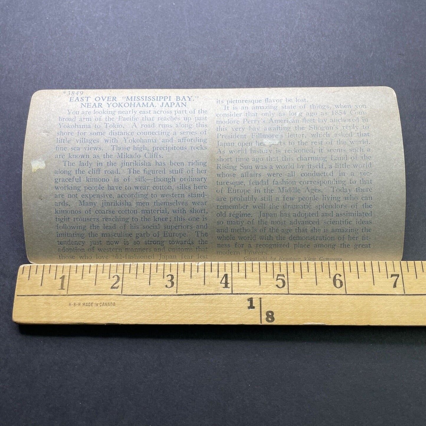 Antique 1920s Japanese Geisha In A Rickshaw Stereoview Photo Card P2427