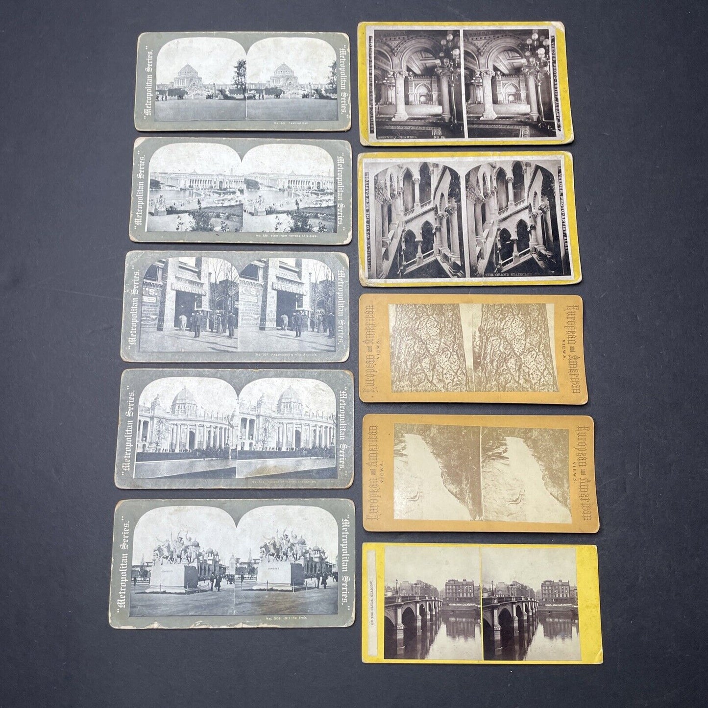Lot Of 50 Various Scenes And People Stereoview Photo Cards Antique c1870s-1920s