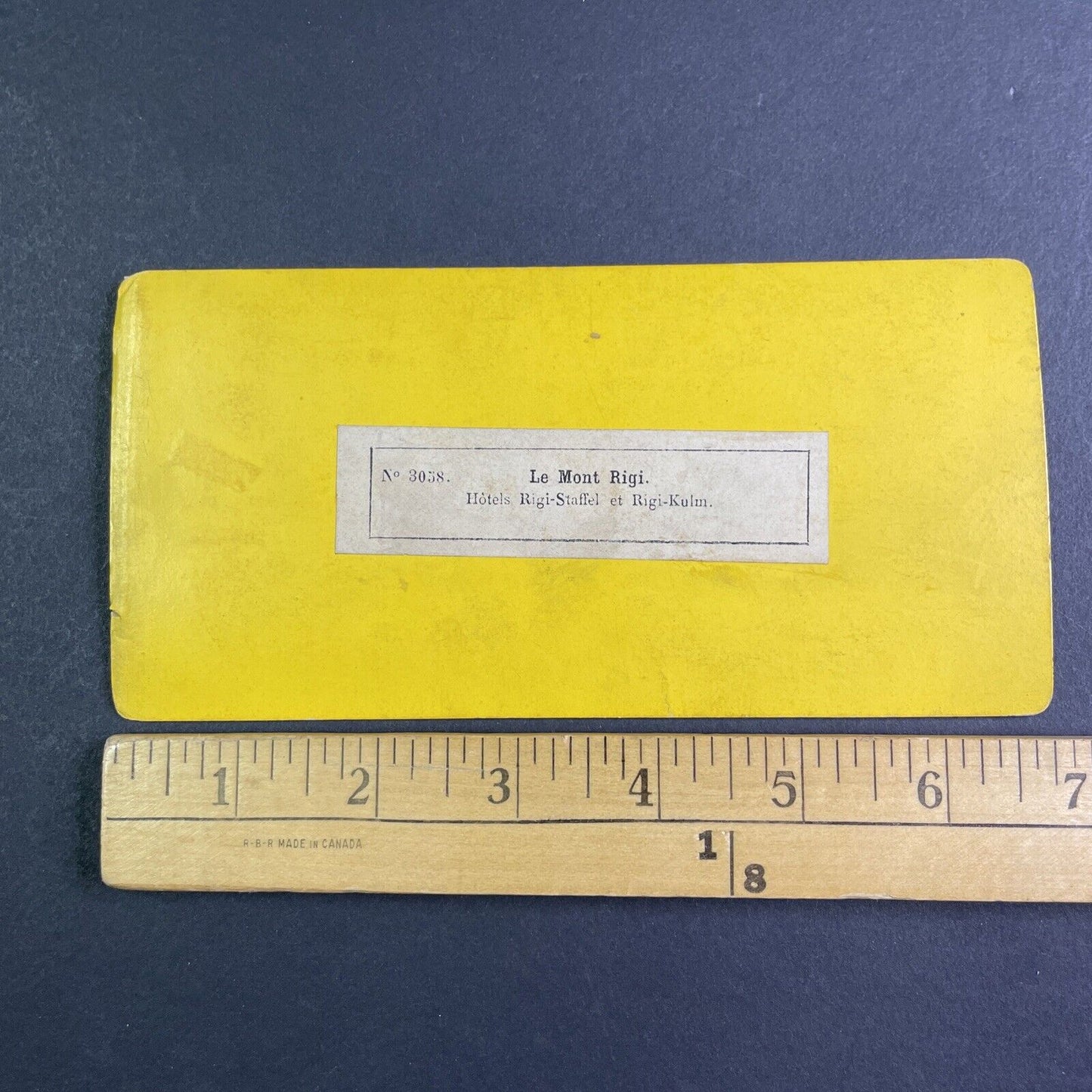 Rigi Kulm & Rigi Staffel Hotel Stereoview Adolfe Braun Antique c1870 X3601