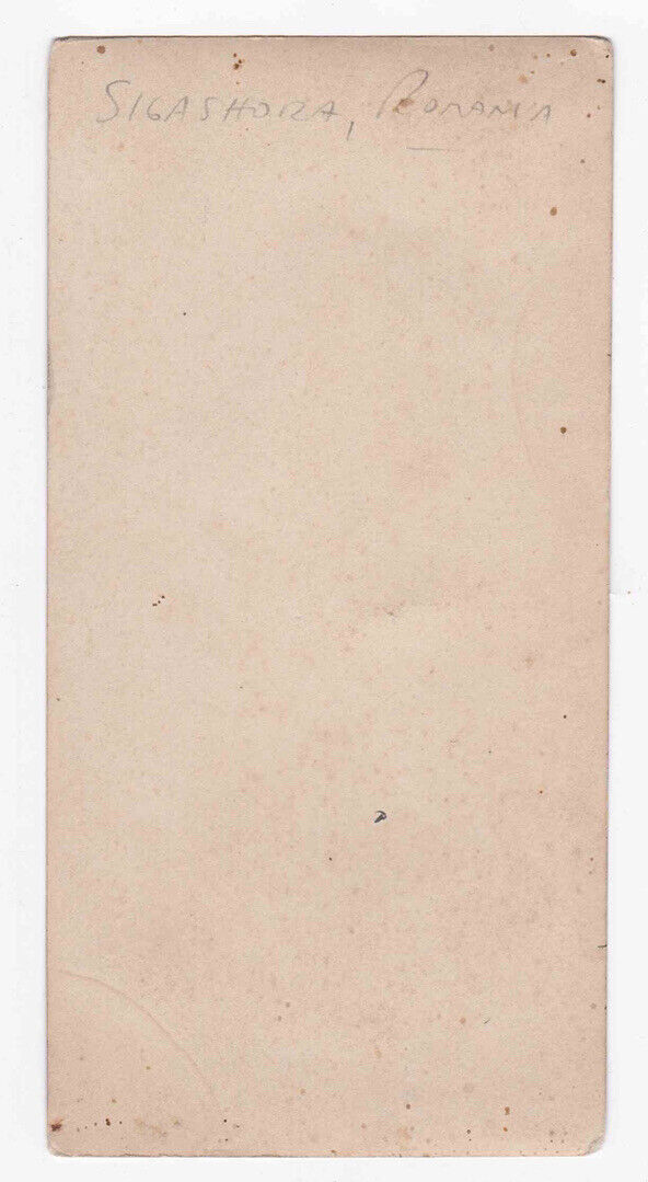 Antique 1903 Sighisoara, Romania Under Austro-Hungary Empire Stereo Card P351