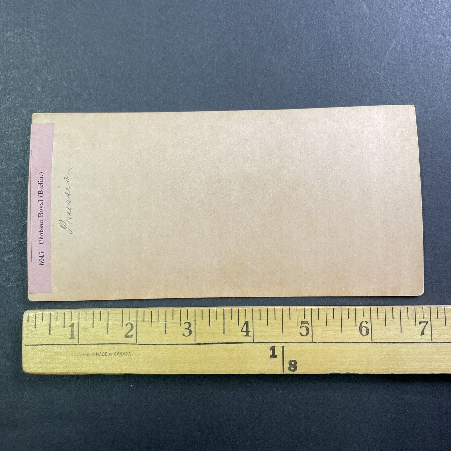 Berlin Royal Palace Stereoview Prussian Berliner Palace Antique c1870 X4239