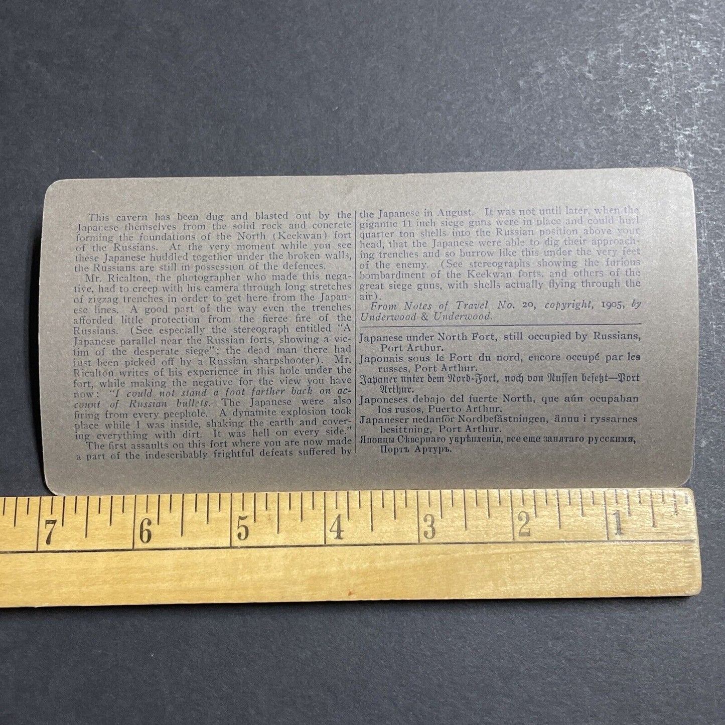 Antique 1905 Japan Japanese Soldiers Happy At War Stereoview Photo Card P1820