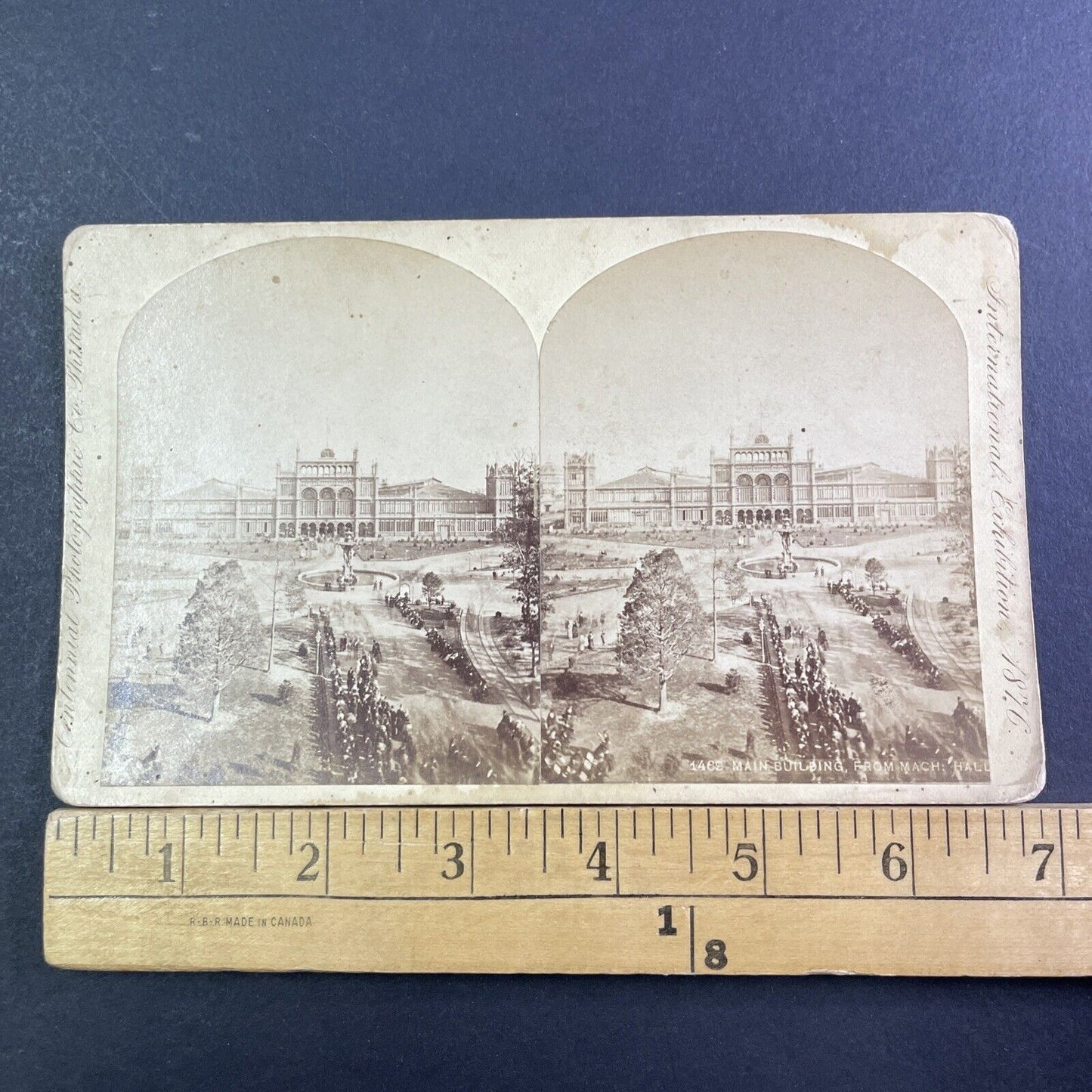 Opening Ceremonies Philadelphia Stereoview Edward L Wilson Antique c1876 X1883