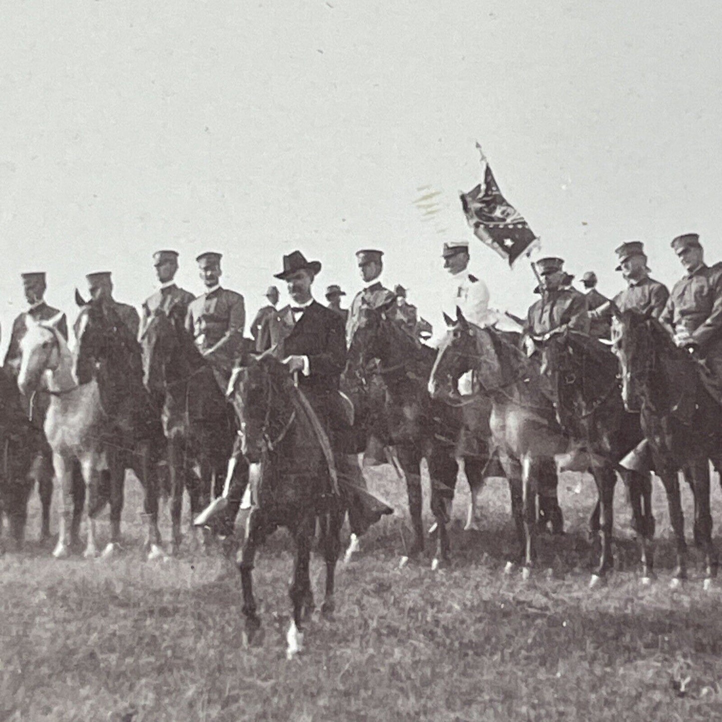 China Boxer Rebellion? Stereoview Legation Troops Antique c1900 X2818