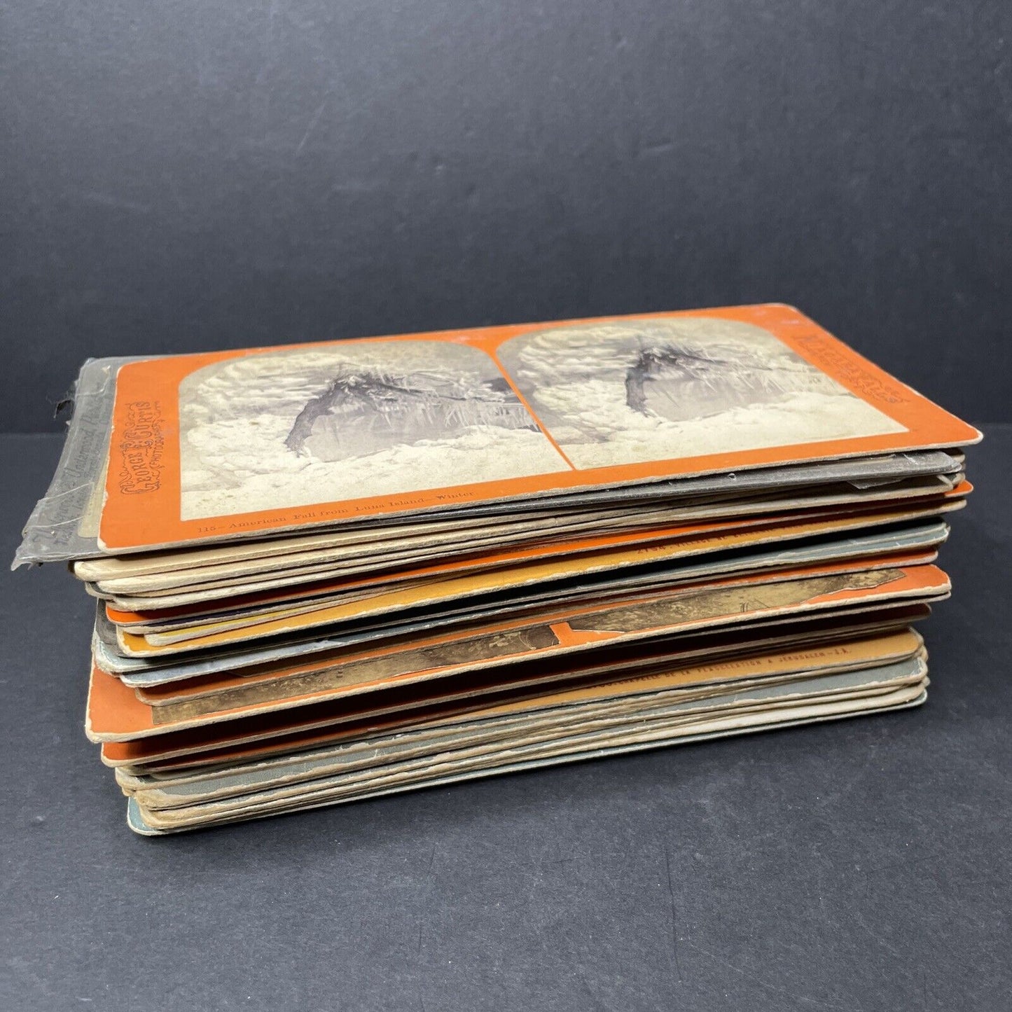 Lot Of 51 Various Scenes And People Stereoview Photo Cards Antique c1870s-1920s