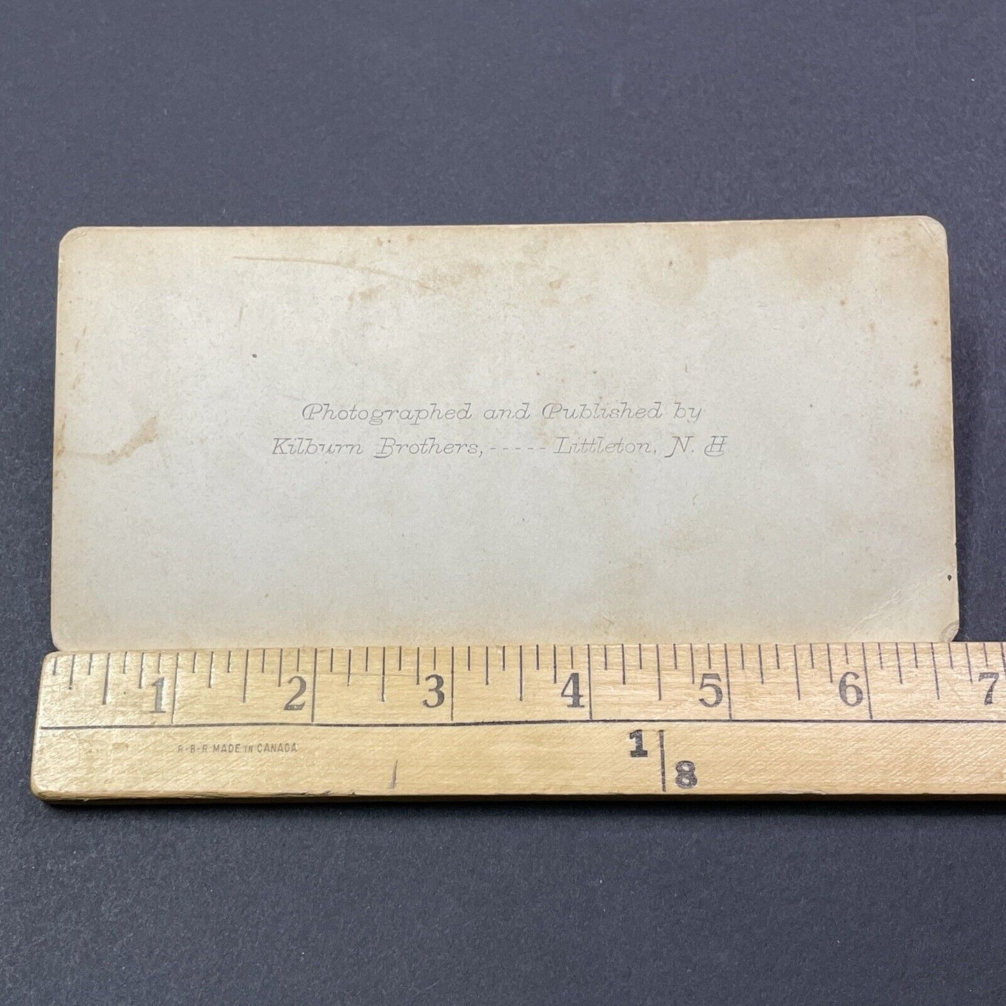 Antique 1870s Wood's Hole Massachusetts Stereoview Photo Card V1979
