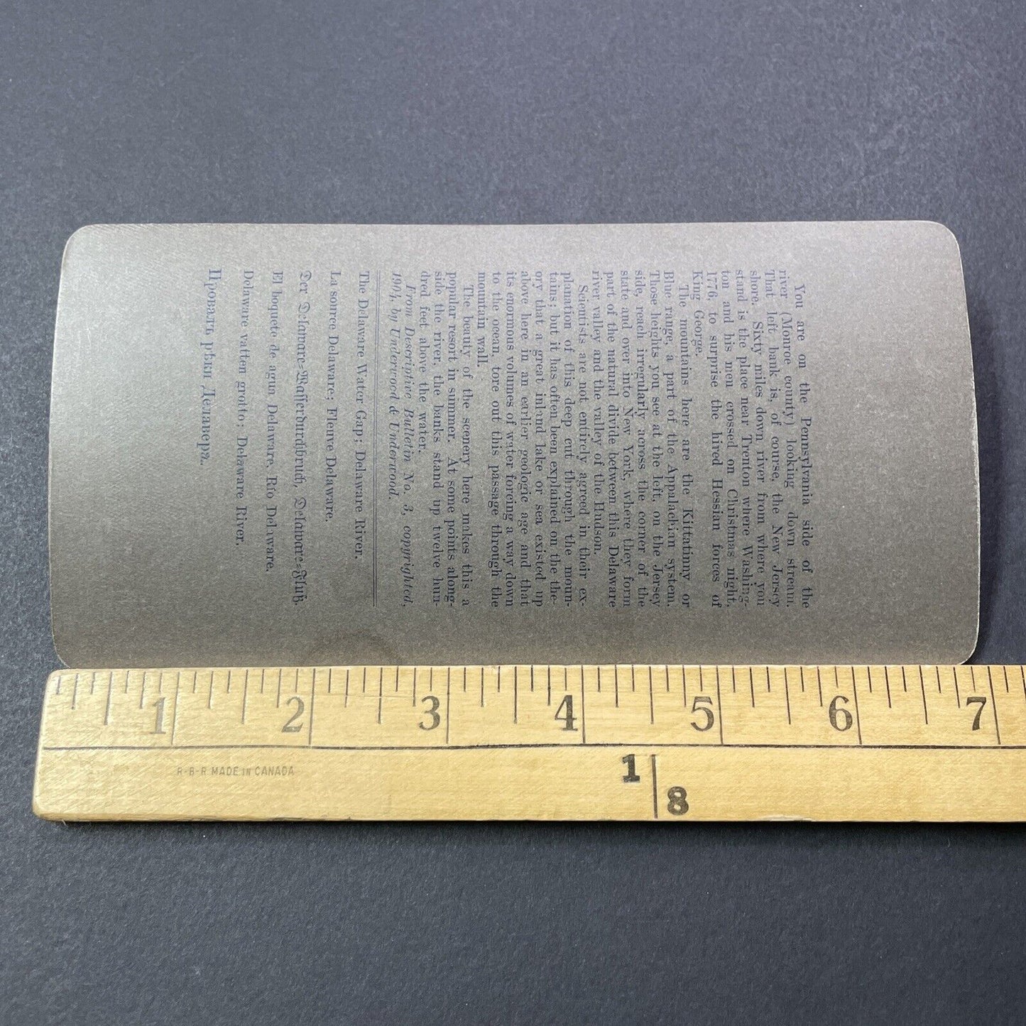 Antique 1902 Girl In Monroe County Pennsylvania Stereoview Photo Card V3272