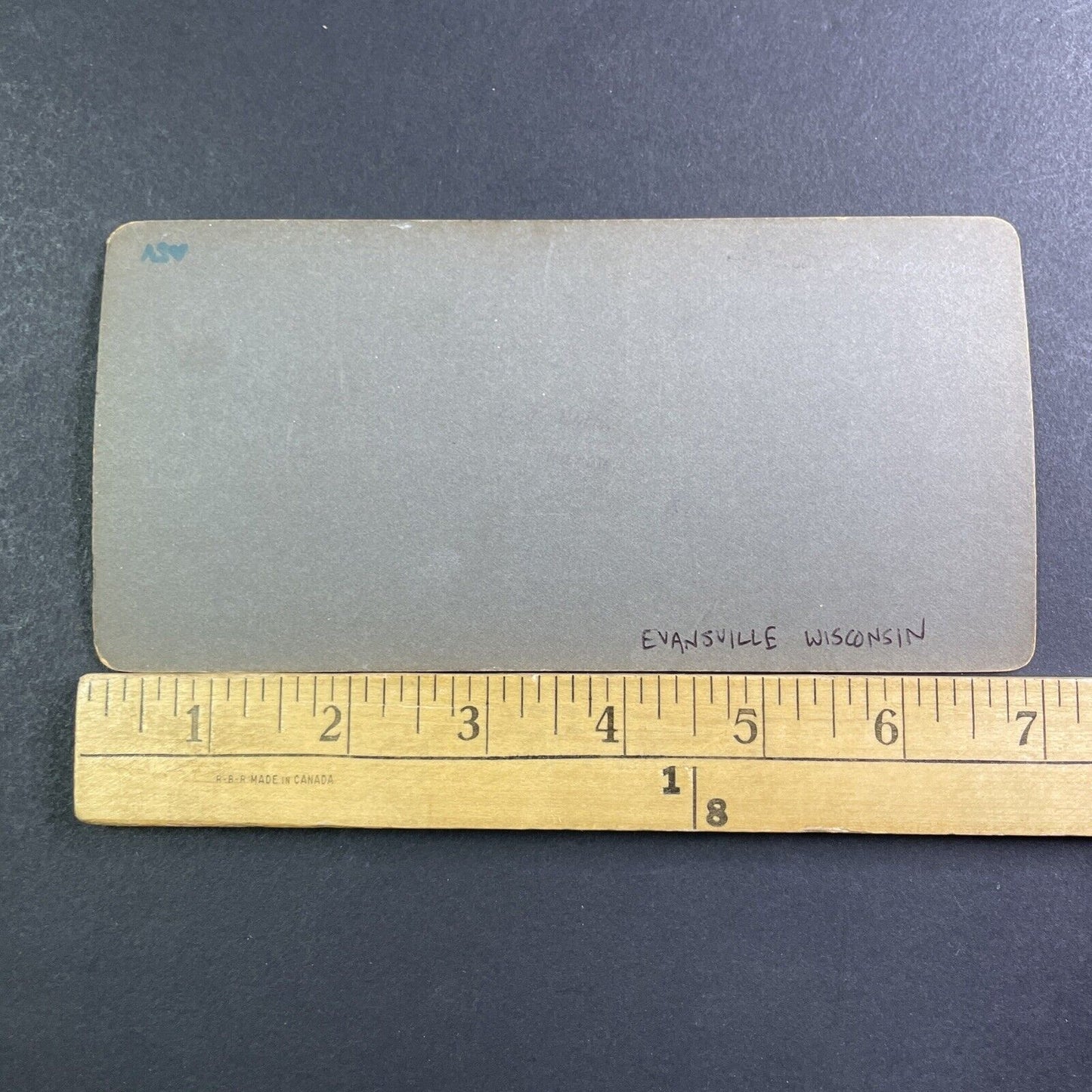 Congregational Church Stereoview Evansville Wisconsin Antique c1910 X1551