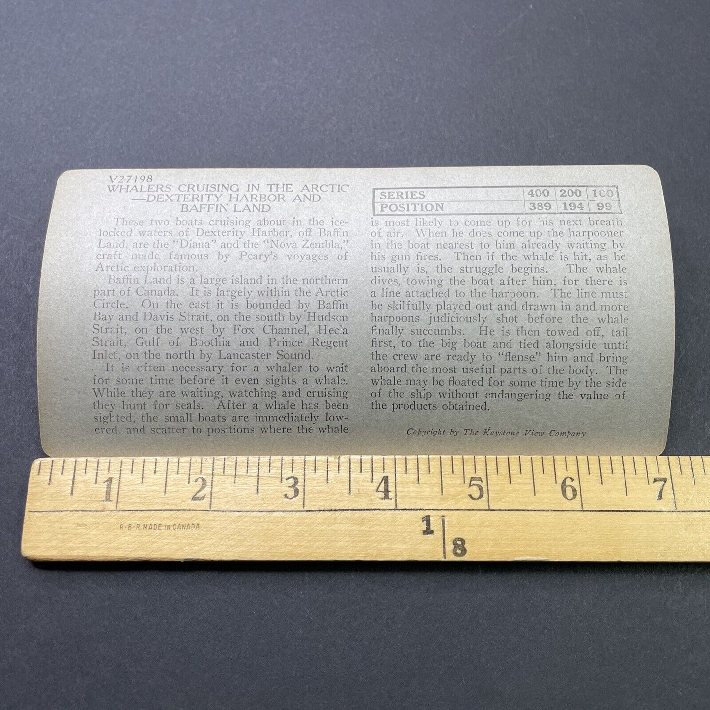 Antique 1902 Final Arctic Voyage Of Nova Zembla Ship Stereoview Photo Card P2803