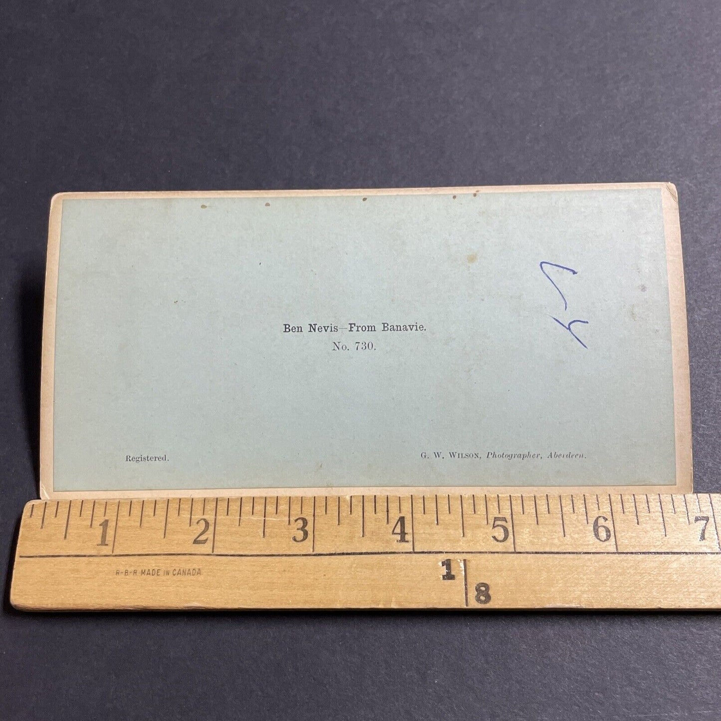 Antique 1870s Ben Nevis Old Scottish Church Scotland Stereoview Photo Card P5533