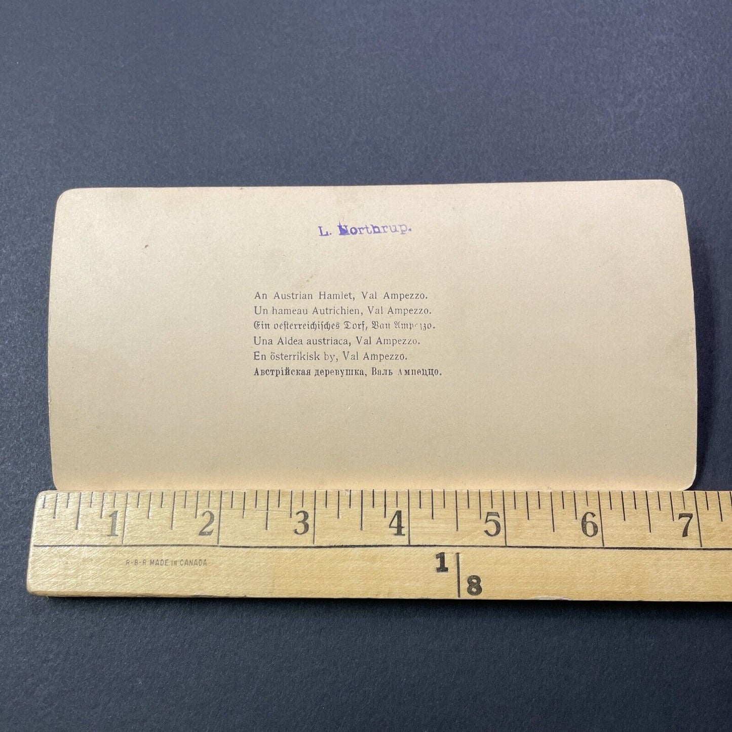 Antique 1898 Traditional Austrian Women & Children Stereoview Photo Card V3247