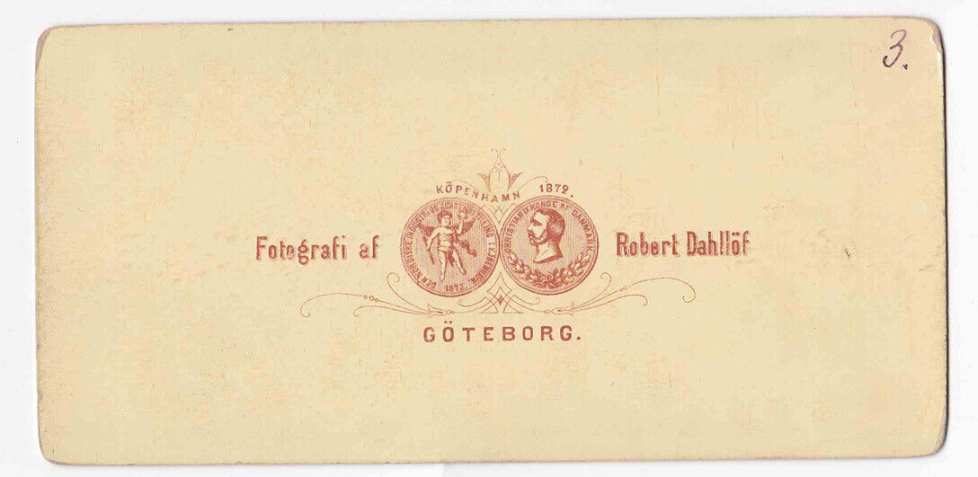 1890's Women On Rocks The King's Grotto Cave Trollhättan Sweden Stereo Card P390