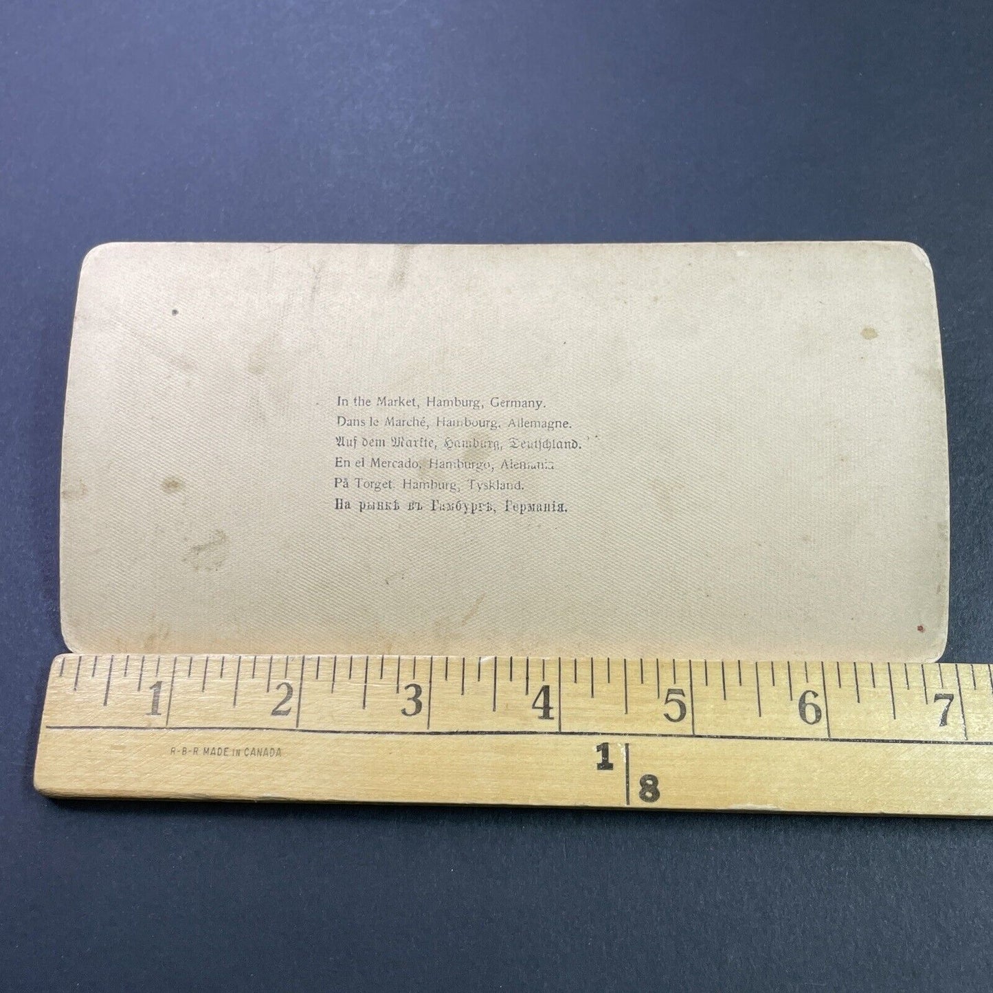 Antique 1894 Farm Women Peasants Hamburg Germany Stereoview Photo Card P3791