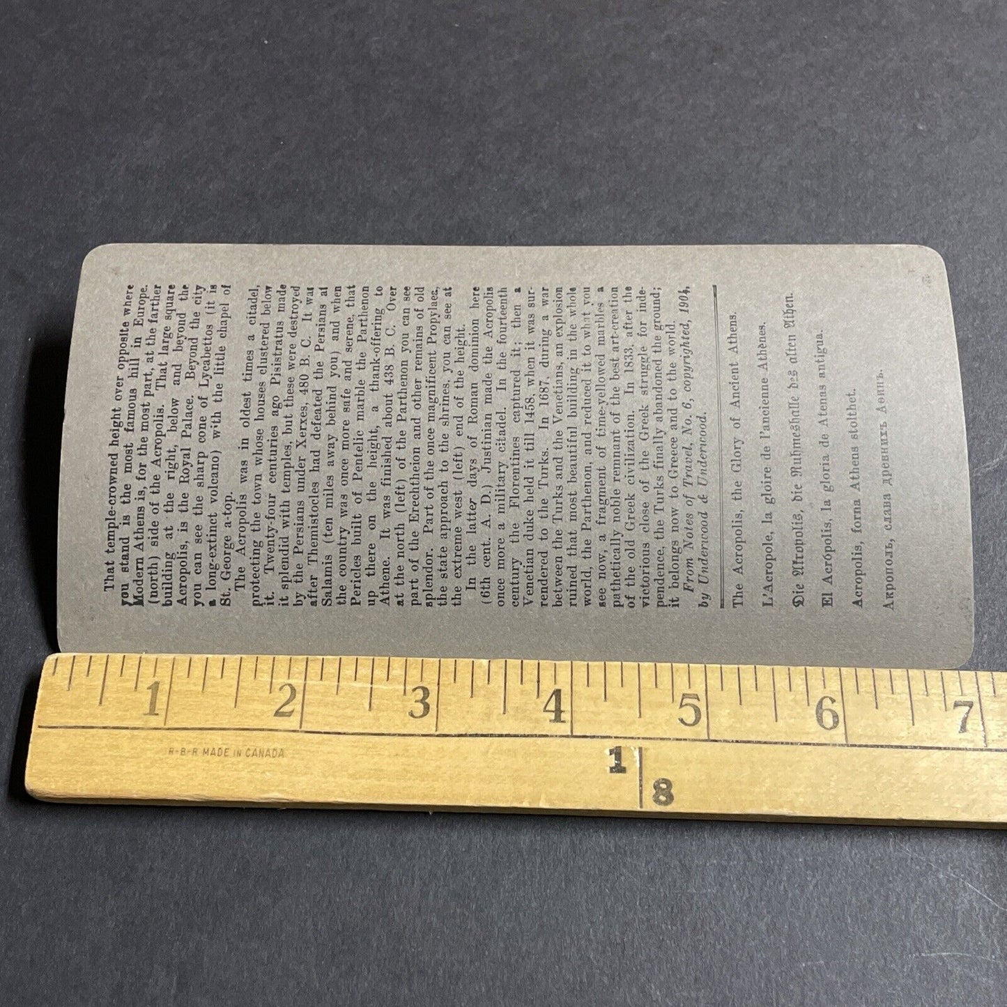 Antique 1907 Children In Traditional Greek Clothing Stereoview Photo Card P4402