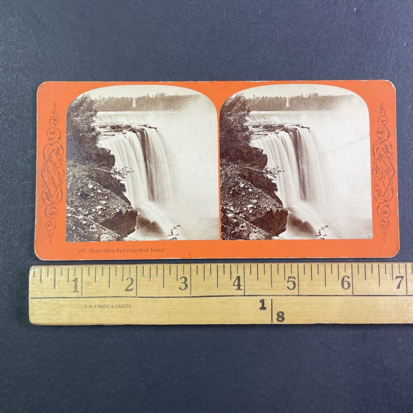 Lot of 2 Terrapin Tower Before and After the Explosion Stereoview c1870s Y2401