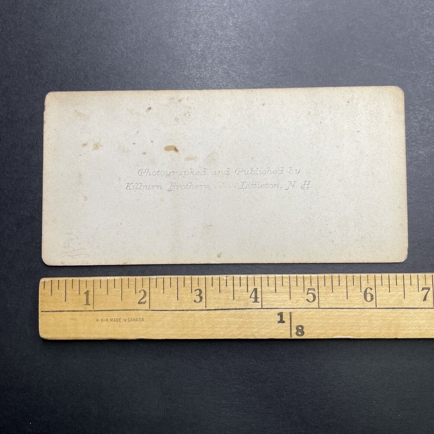 Antique 1869 Mt. Starr King Yosemite Park California Stereoview Photo Card P1172