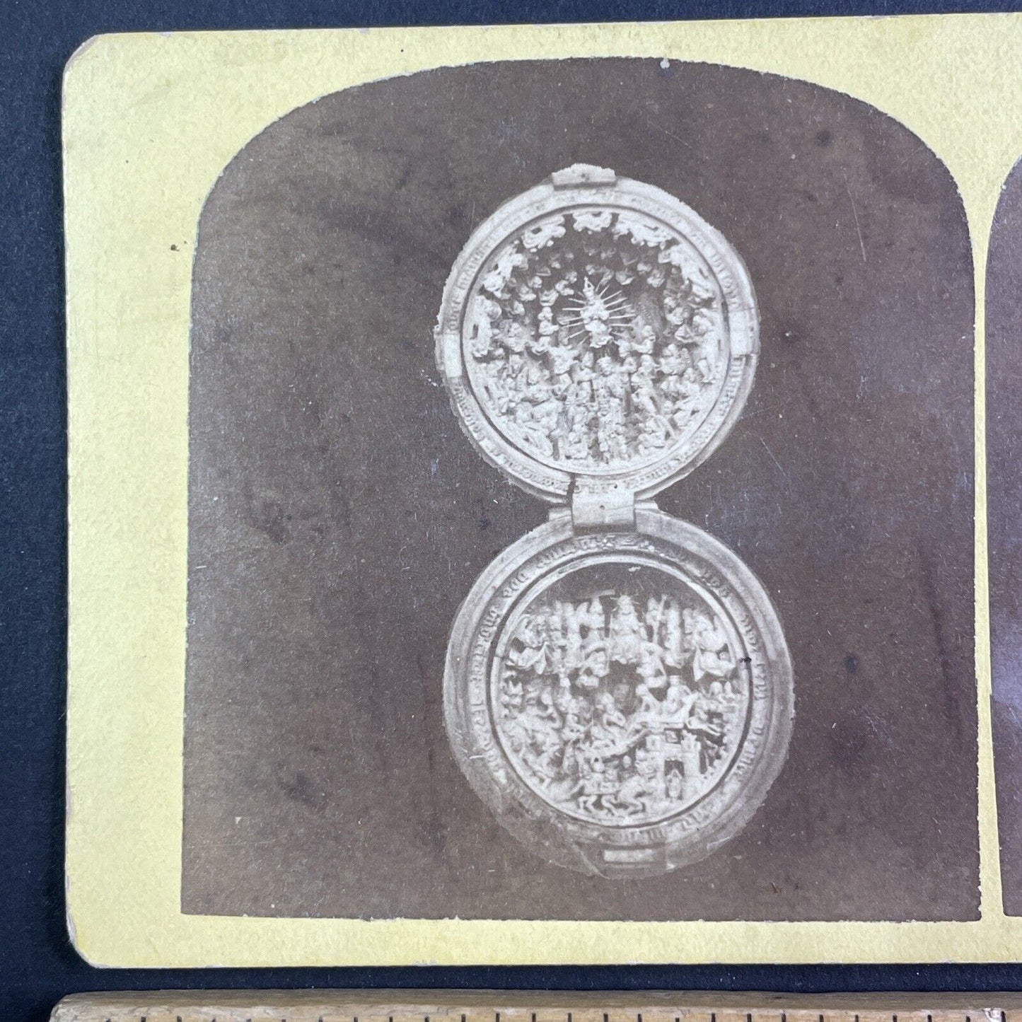 Heaven and Hell Salem Massachusetts Stereoview G.K. Proctor Antique c1860s Y1207