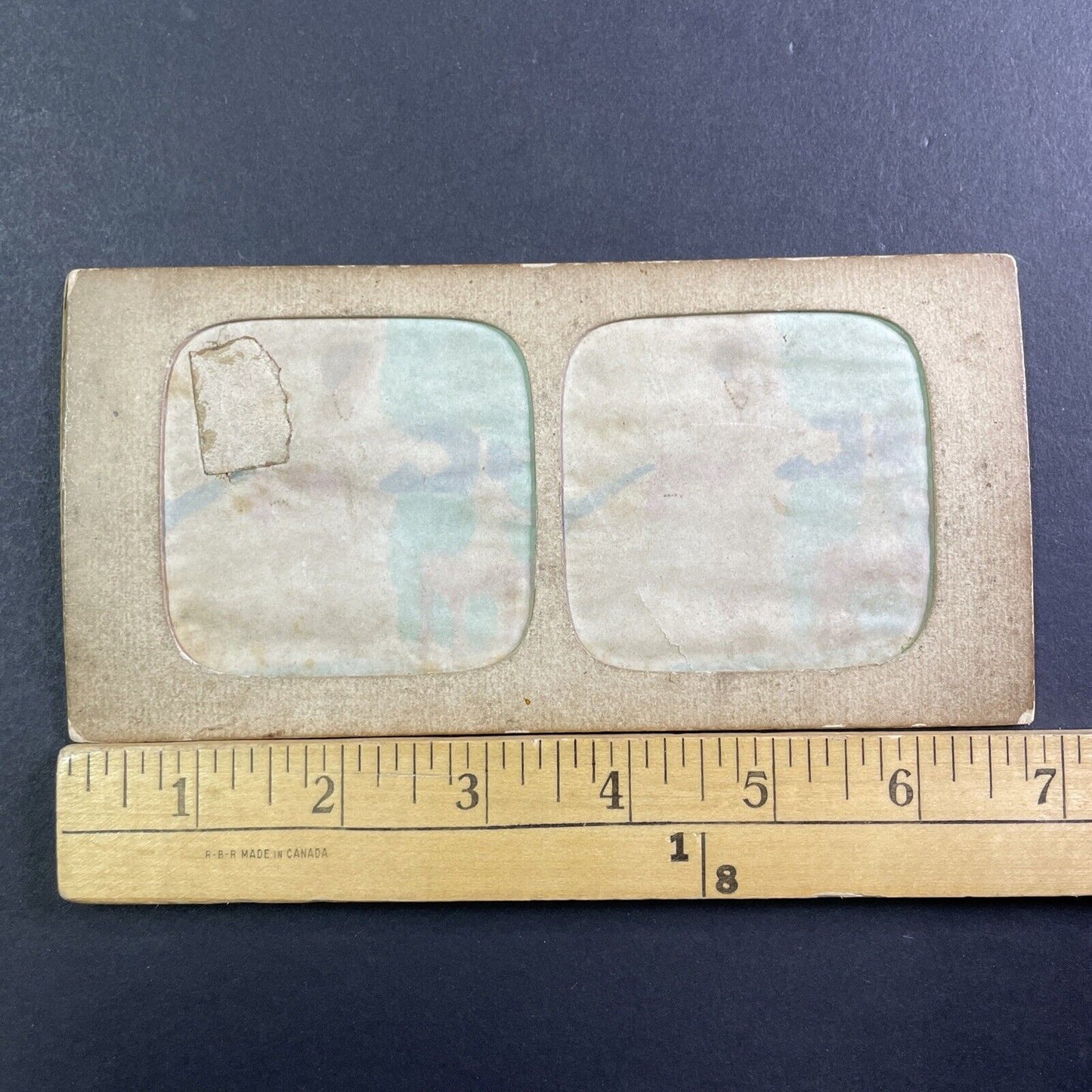 Risque Photo Of Woman Undressing Stereoview French Tissue Antique c1860s XT2121